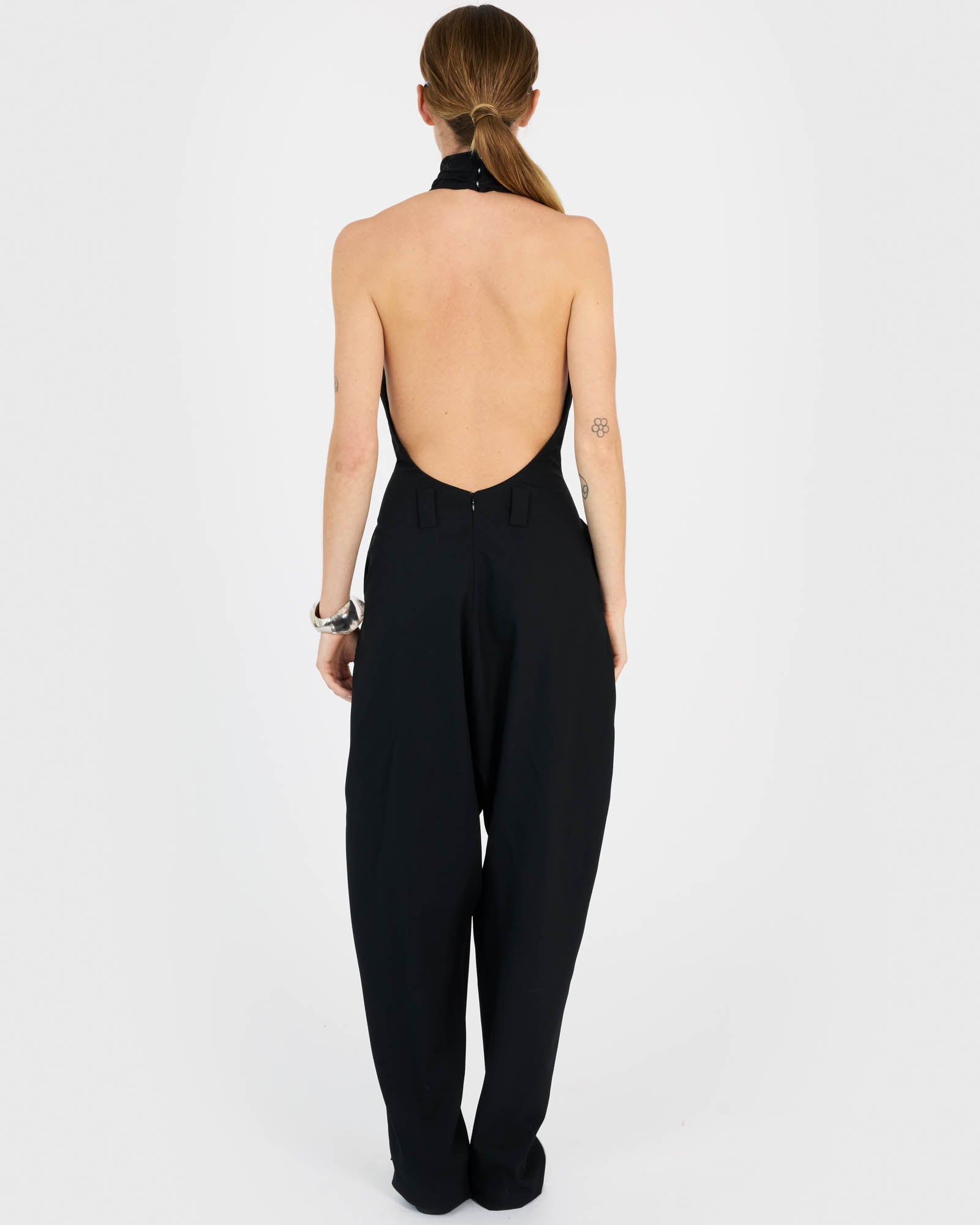Double Zipped Sarouel Jumpsuit