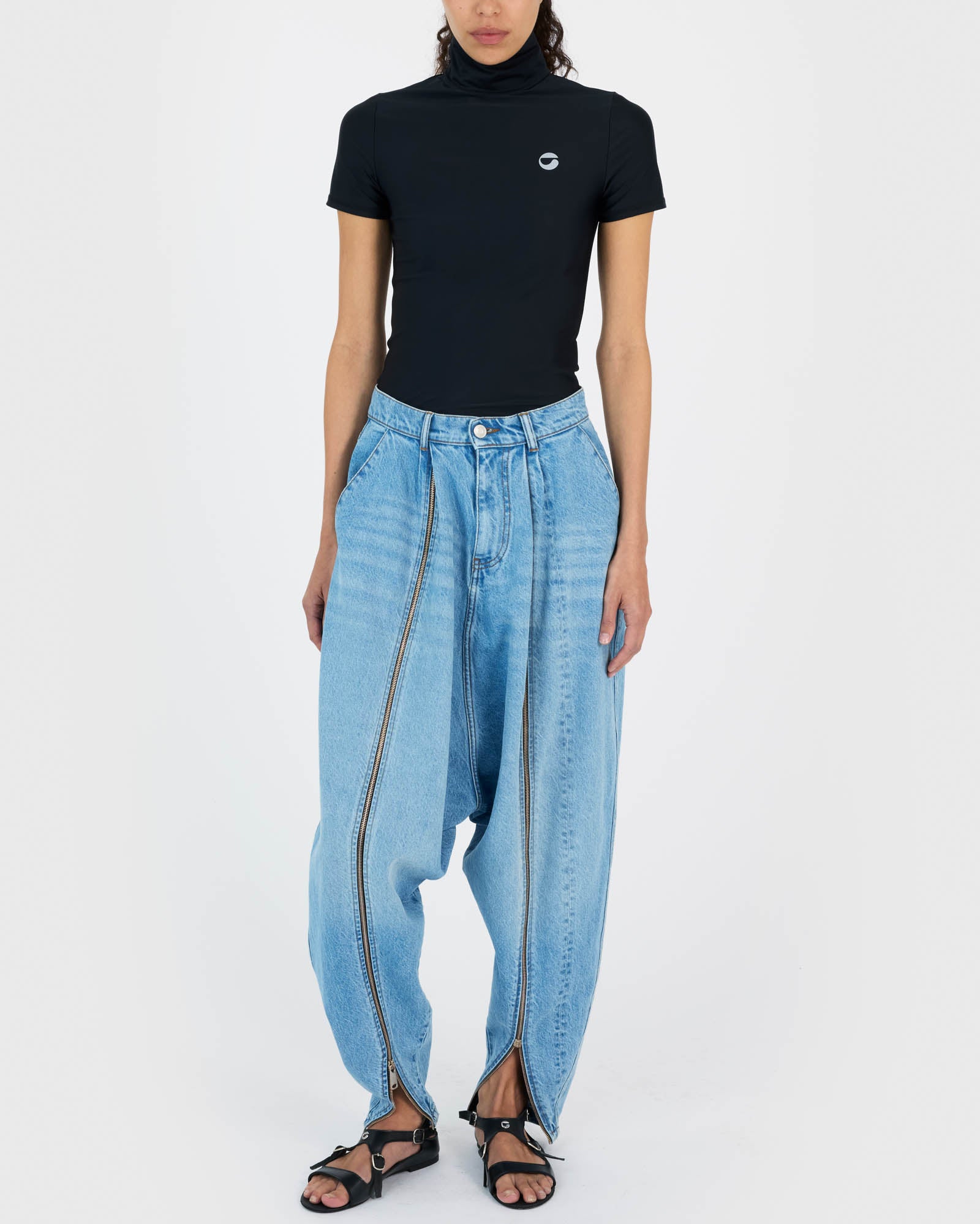 Denim Sarouel Pant