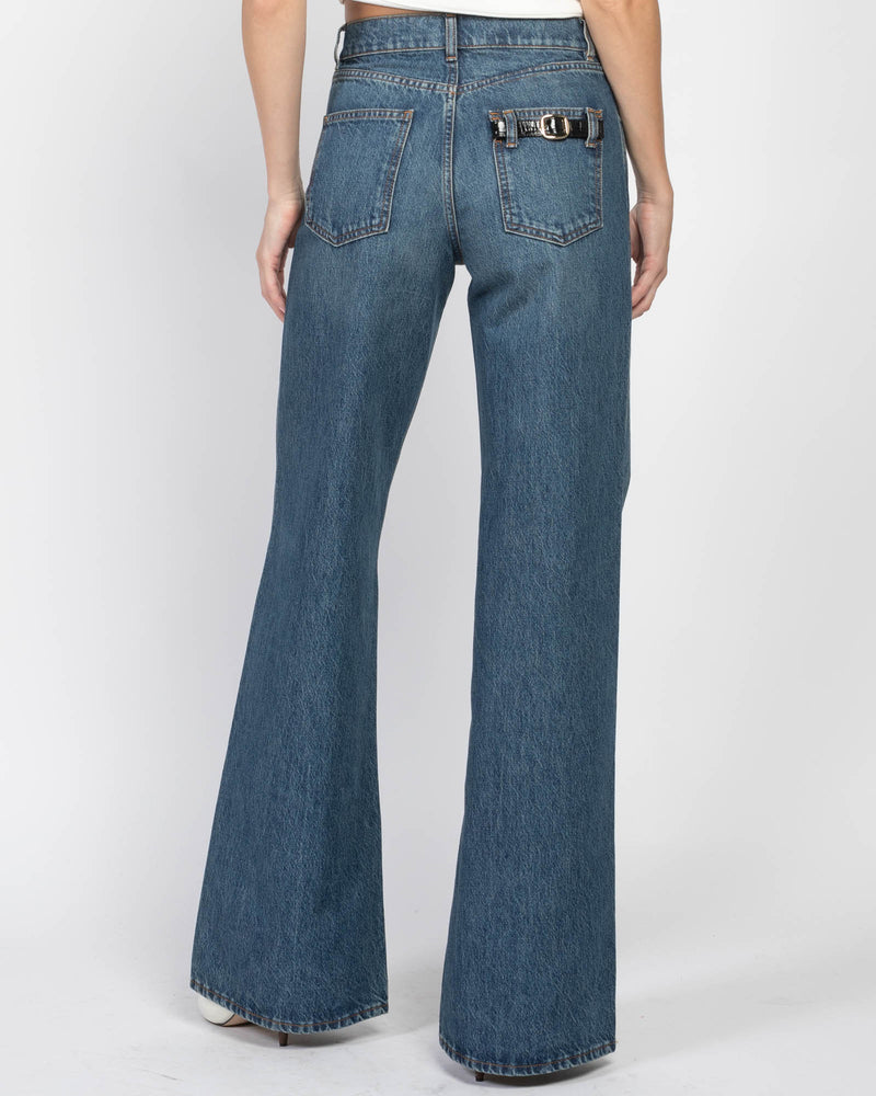 Wide Leg Denim Pants