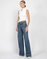 Wide Leg Denim Pants