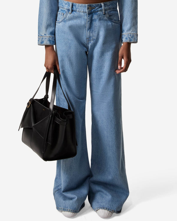 Wide Leg Denim Pants