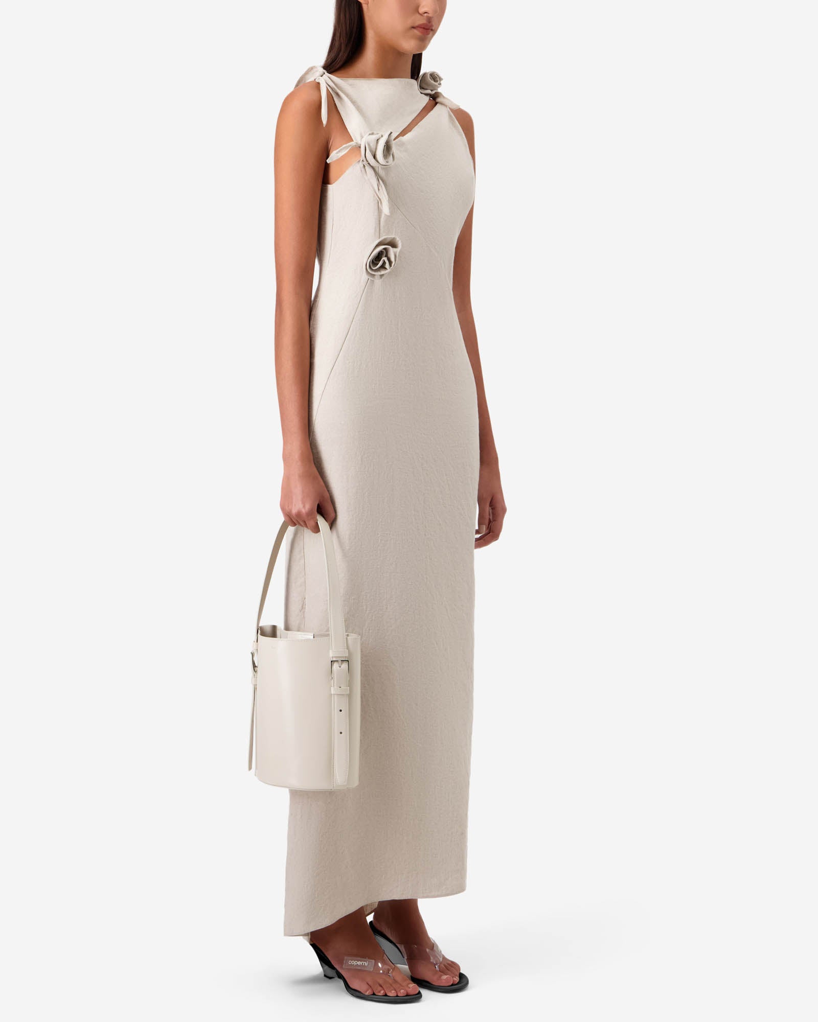 Linen Flower Gown