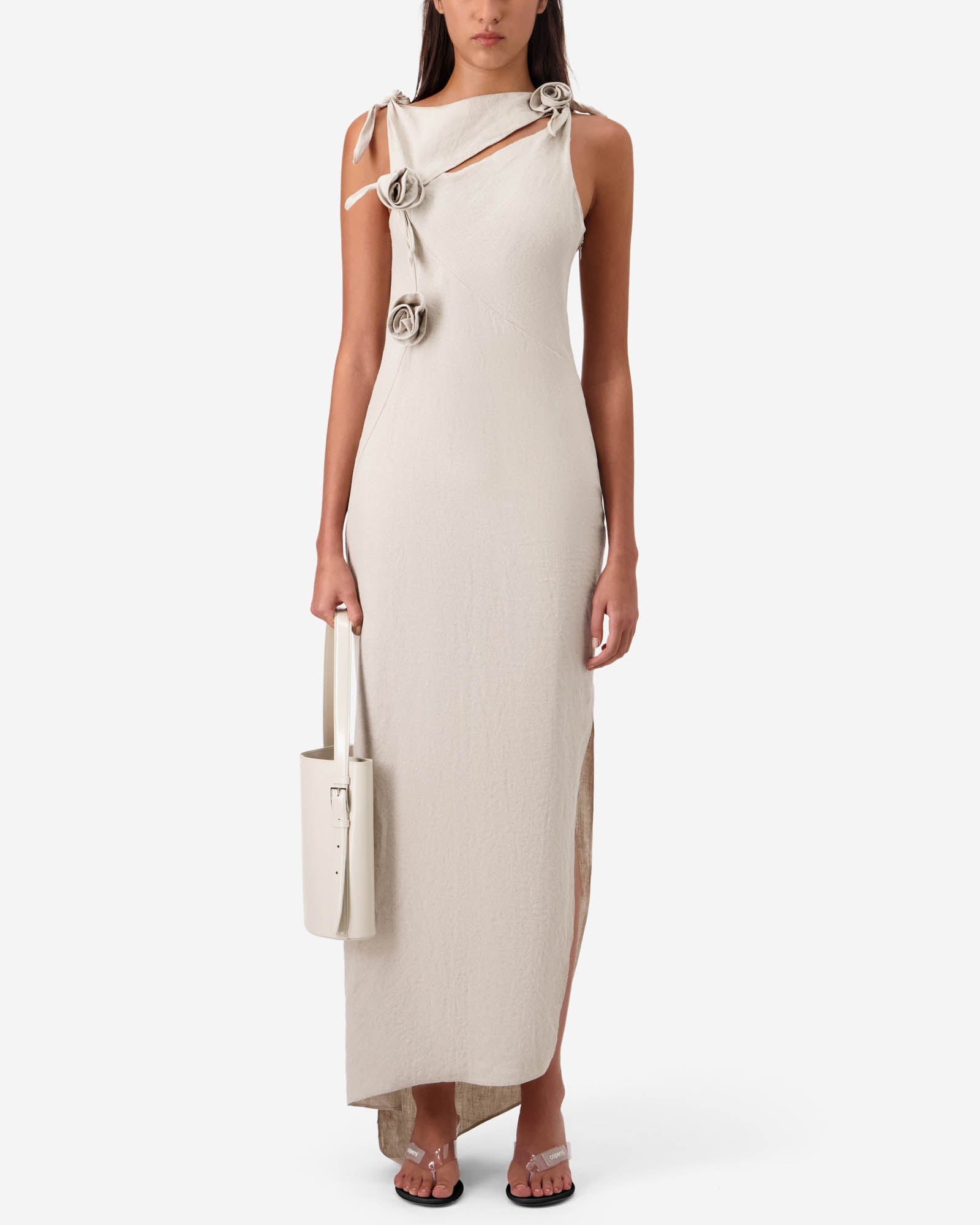 Linen Flower Gown