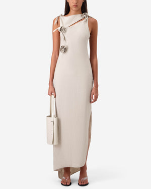 Linen Flower Gown
