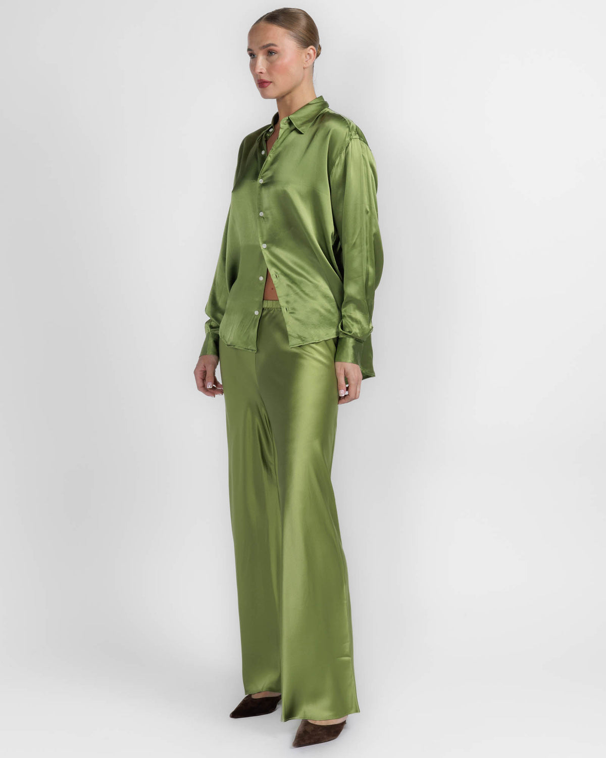 Silk Bias Pant
