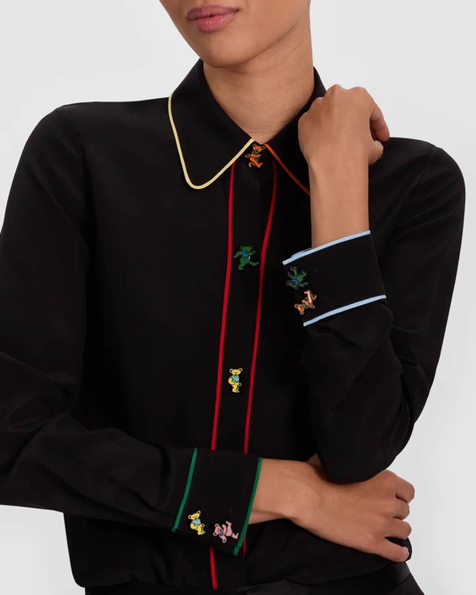 Haut à poches passepoilées Willa