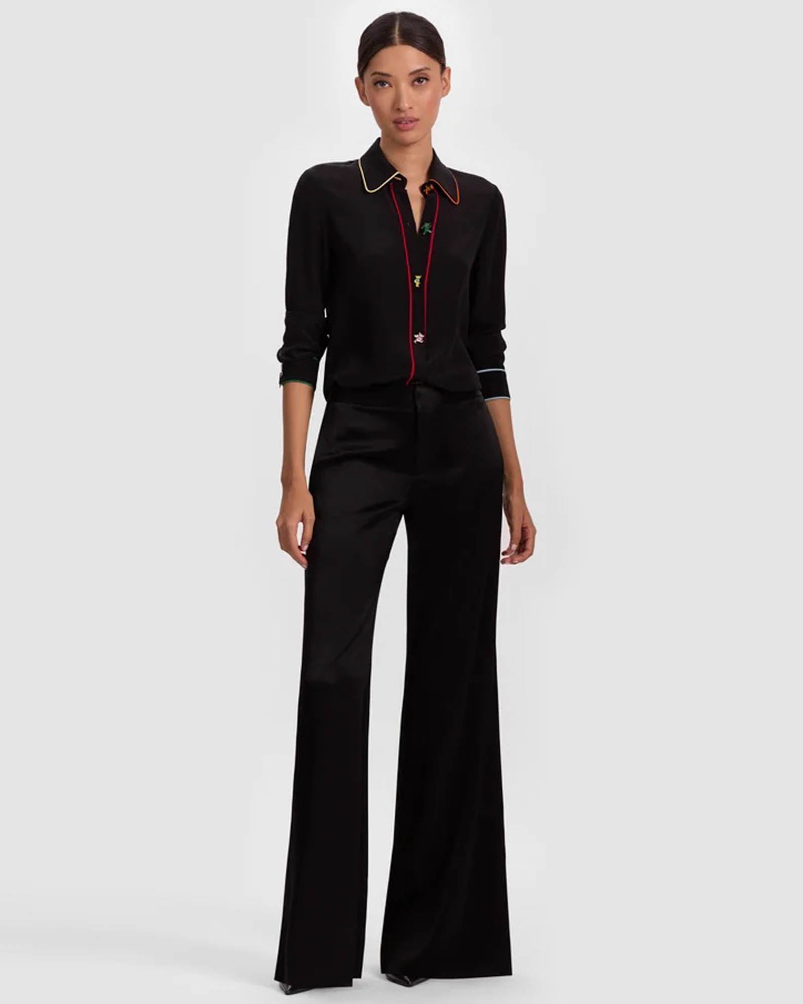 Haut à poches passepoilées Willa