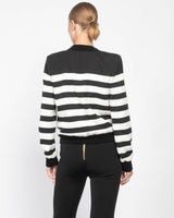 Stripe Jersey Cardigan