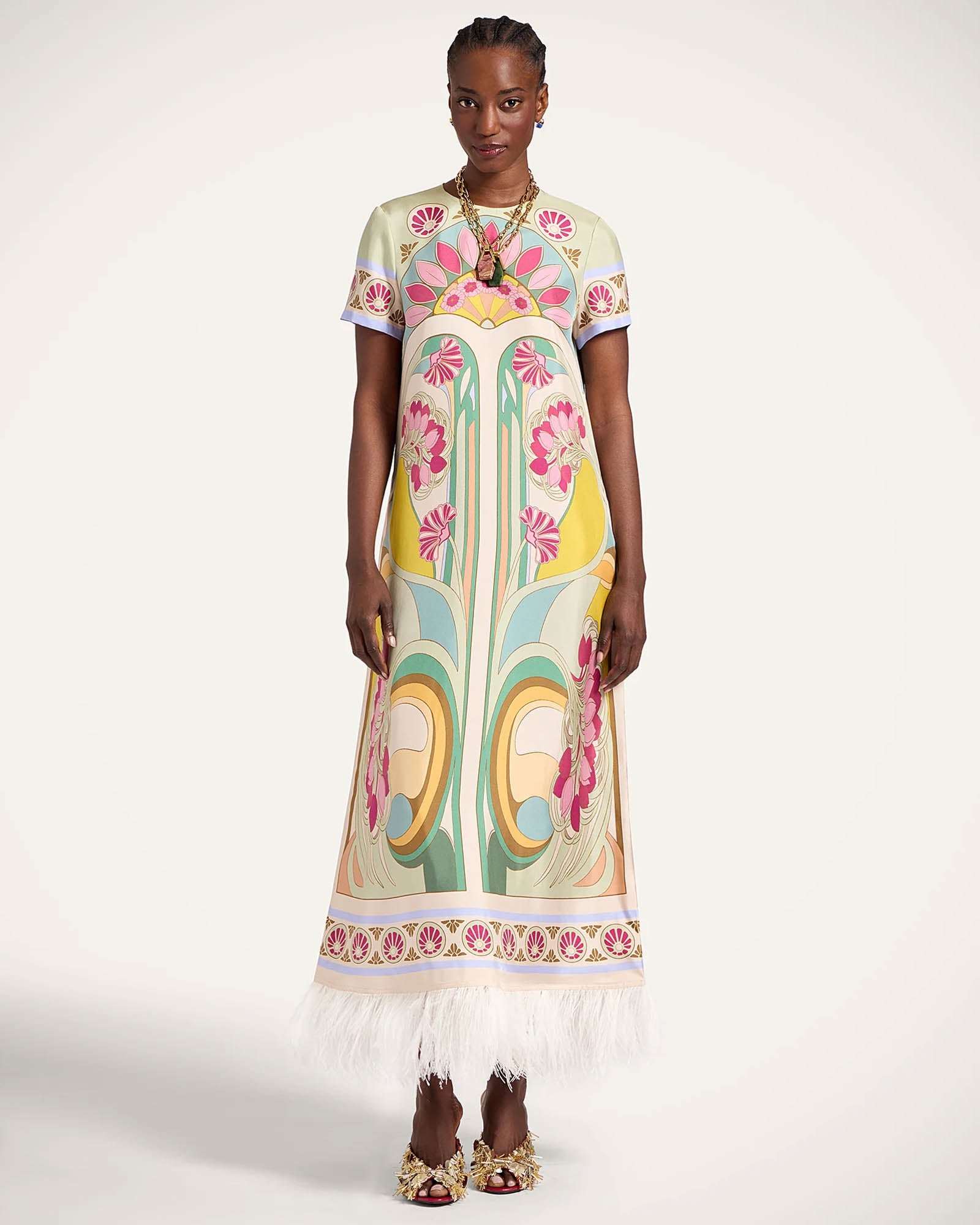 Swing Feather Dress