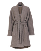 Belted Knit Coat