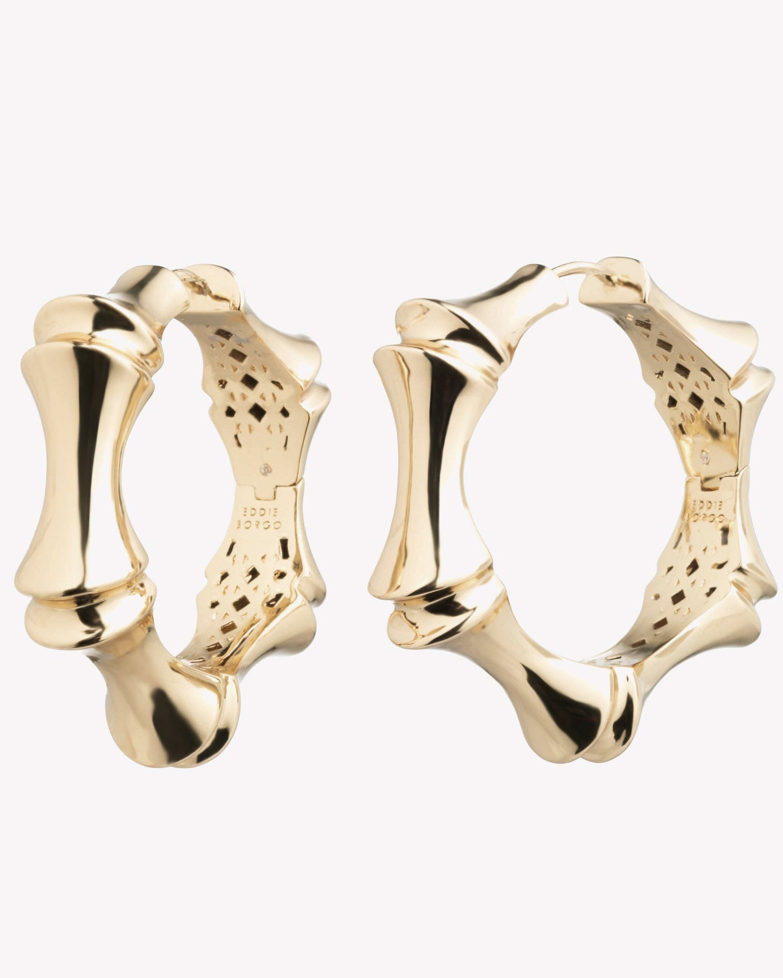 Large Bambù Hoop Earrings