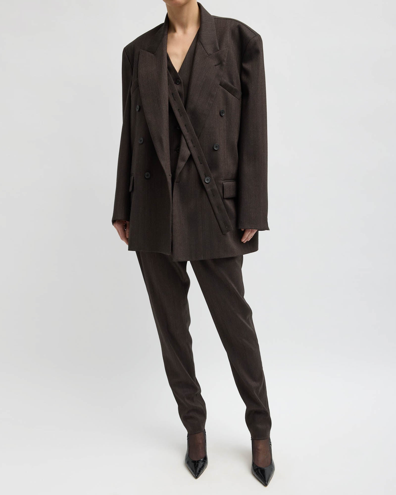 Herringbone Suit Blazer