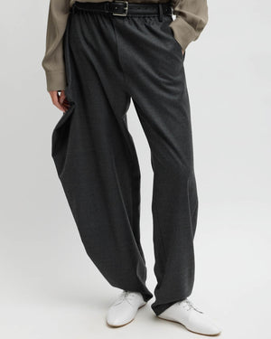 Flannel Side Drape Pant