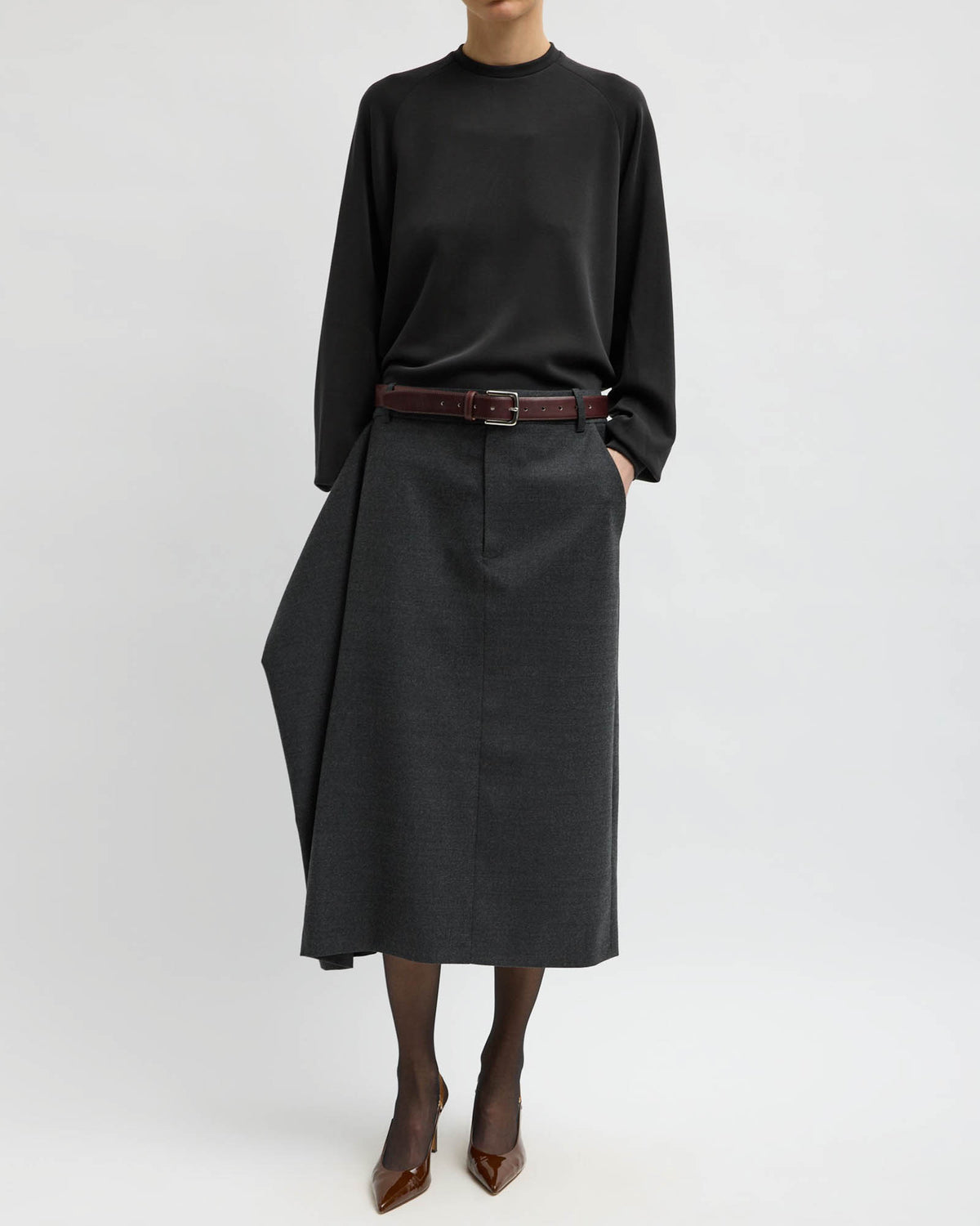 Drape Trouser Skirt