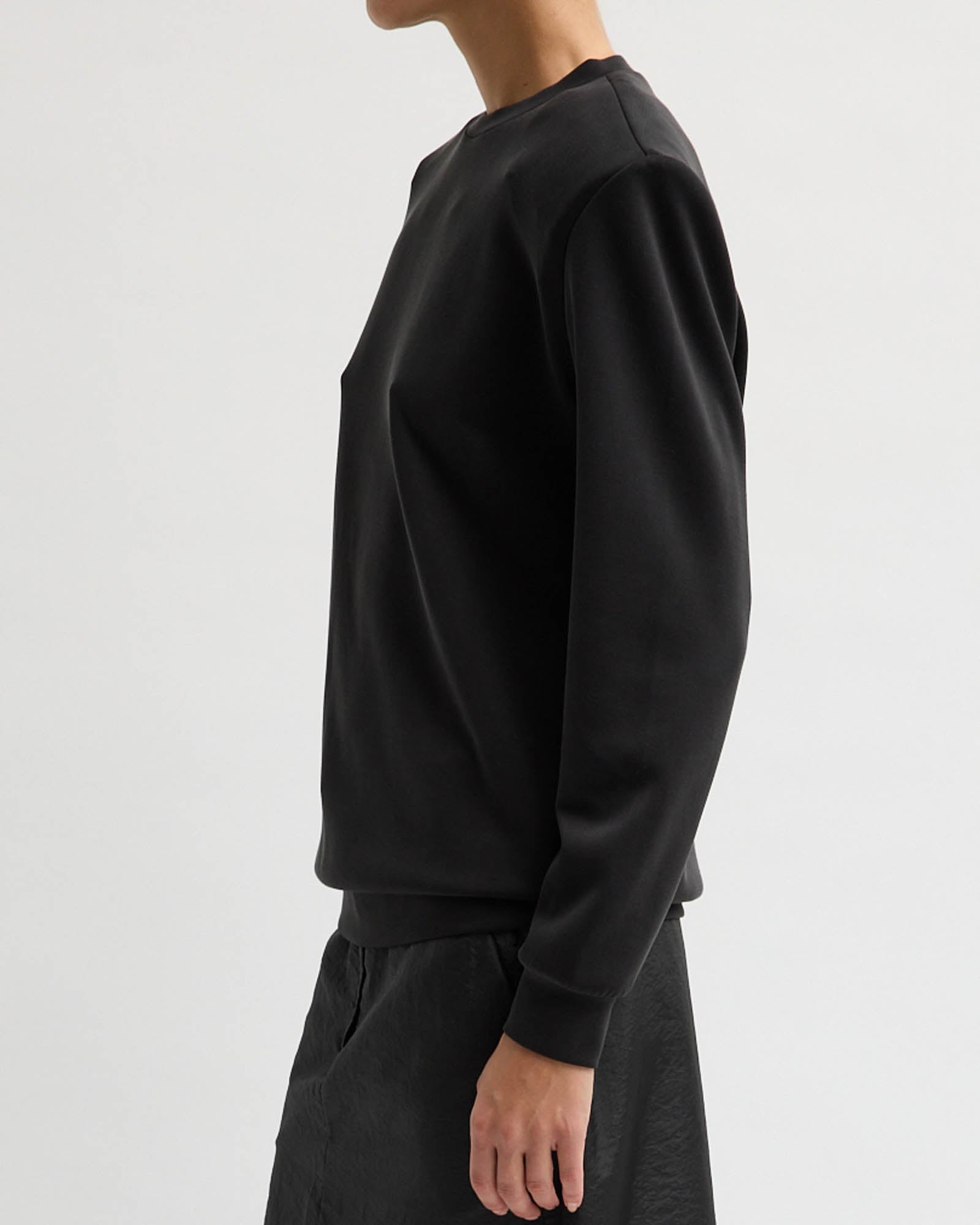 Removable Shoulder Pad Sweater
