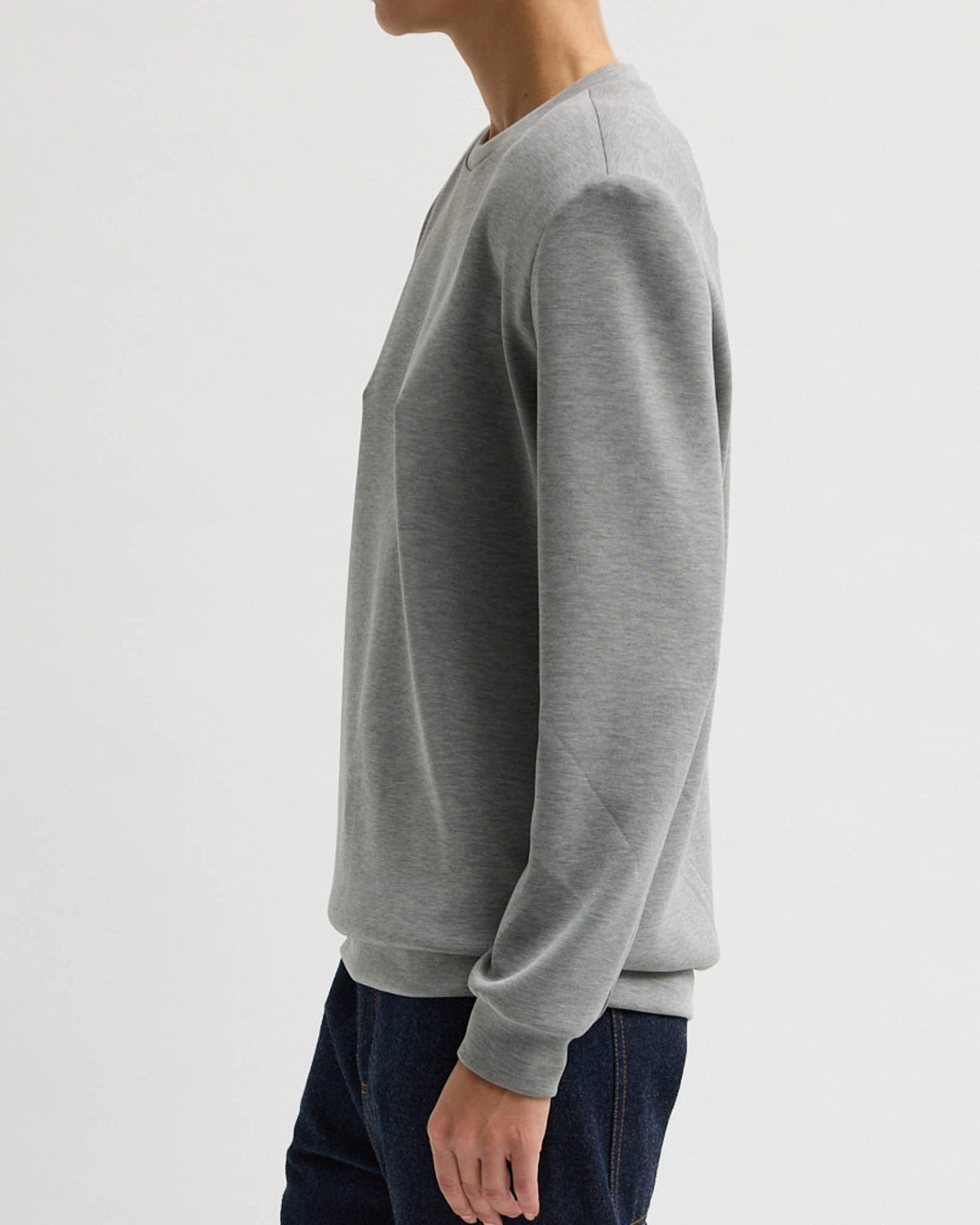 Removable Shoulder Pad Sweater
