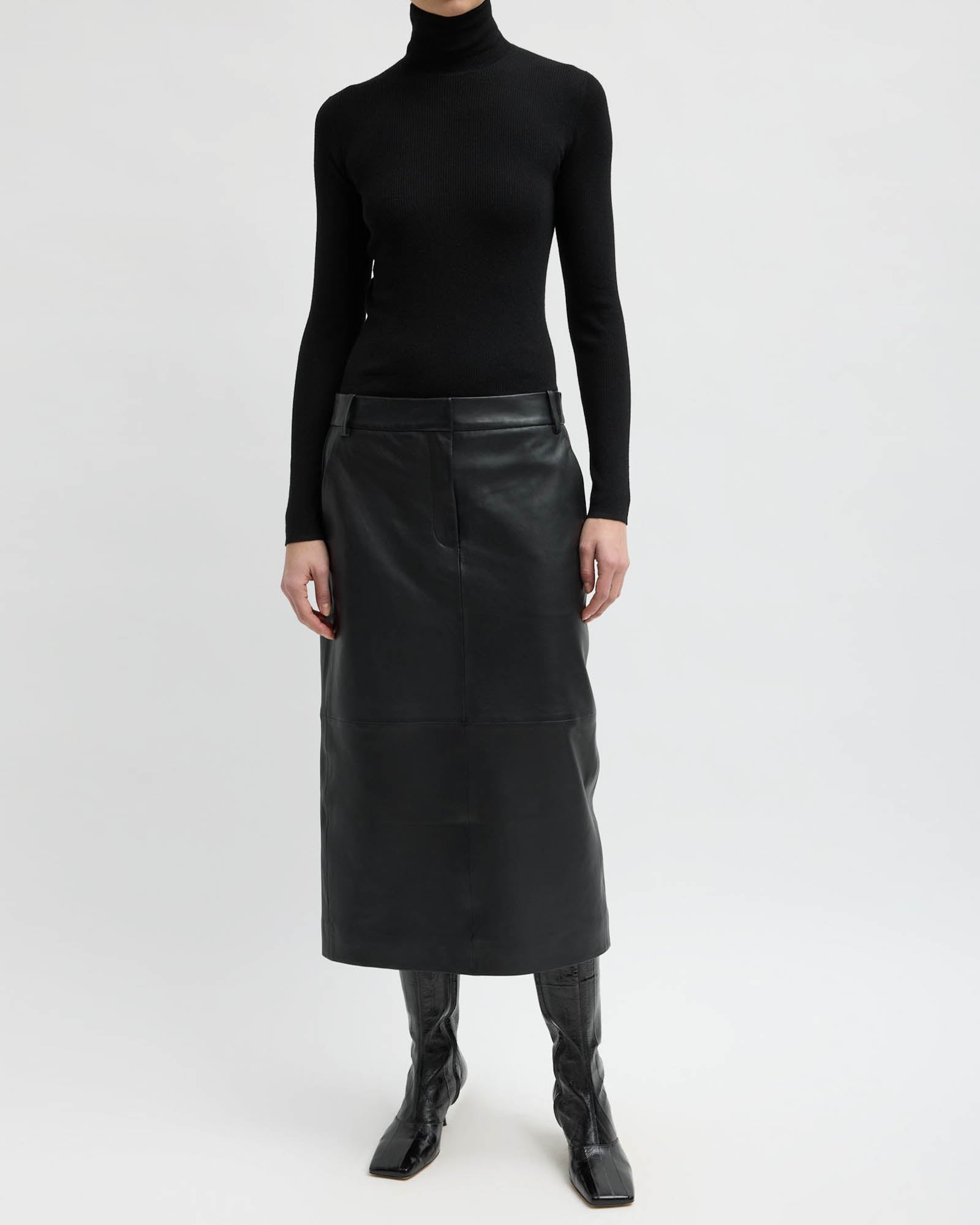 Rib Turtleneck