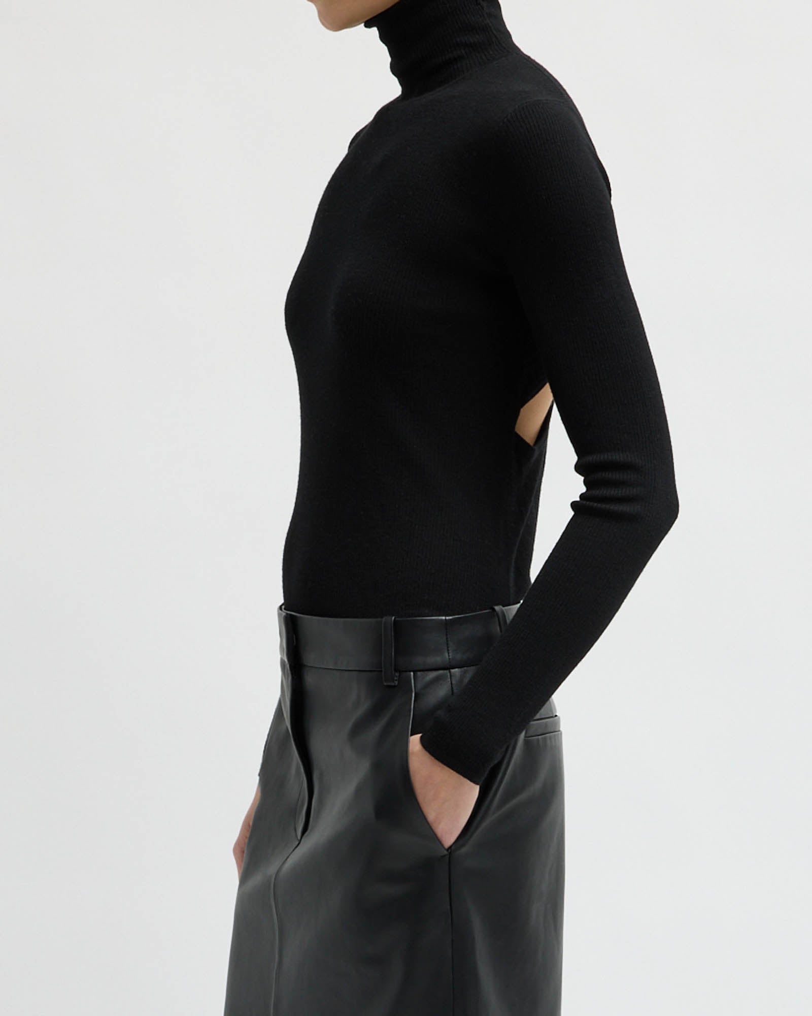 Rib Turtleneck