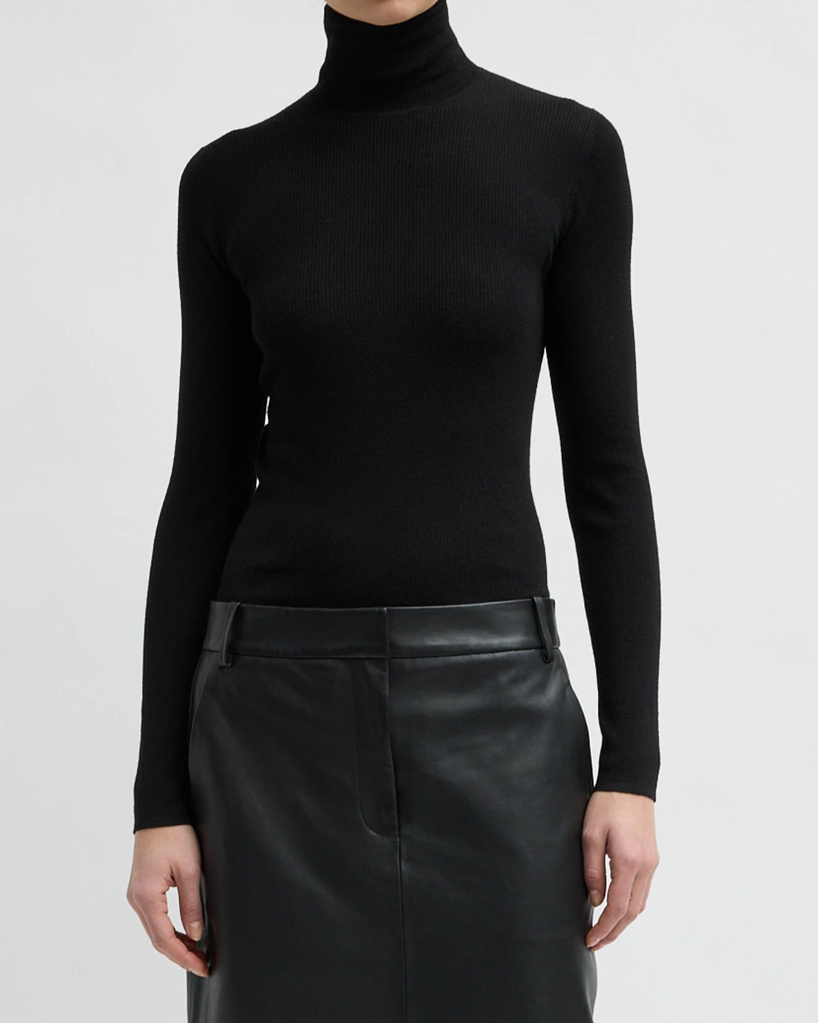 Rib Turtleneck