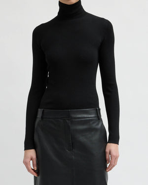 Rib Turtleneck