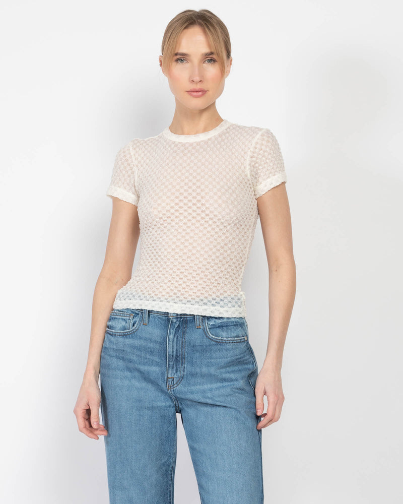 Mesh Lace Baby Tee