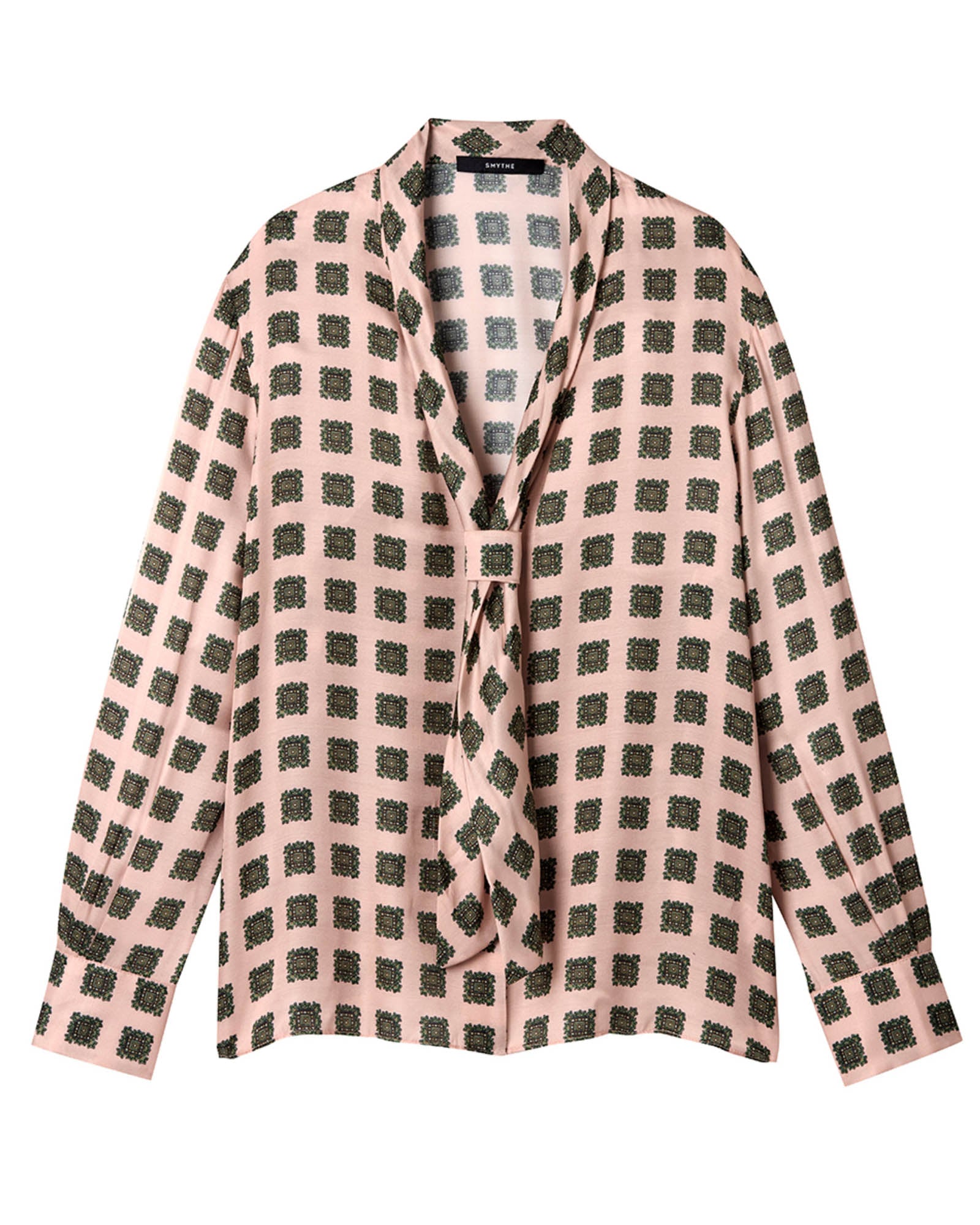V-Necktie Blouse