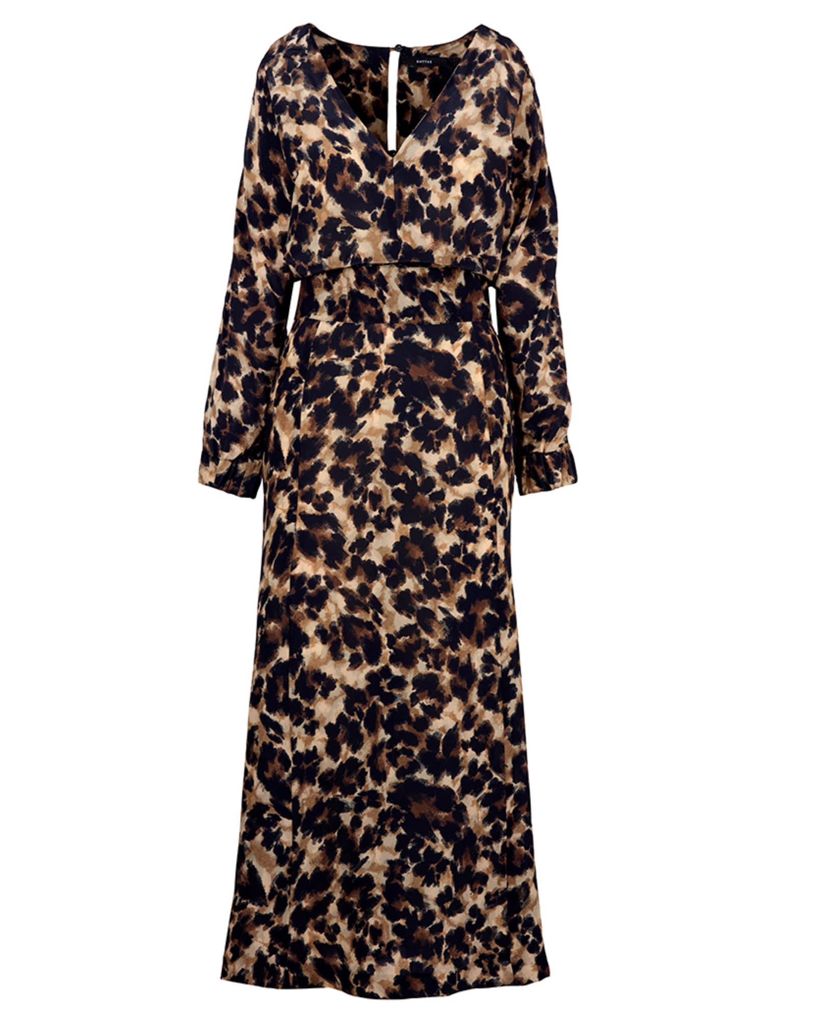 V-Neck Flounce Dress