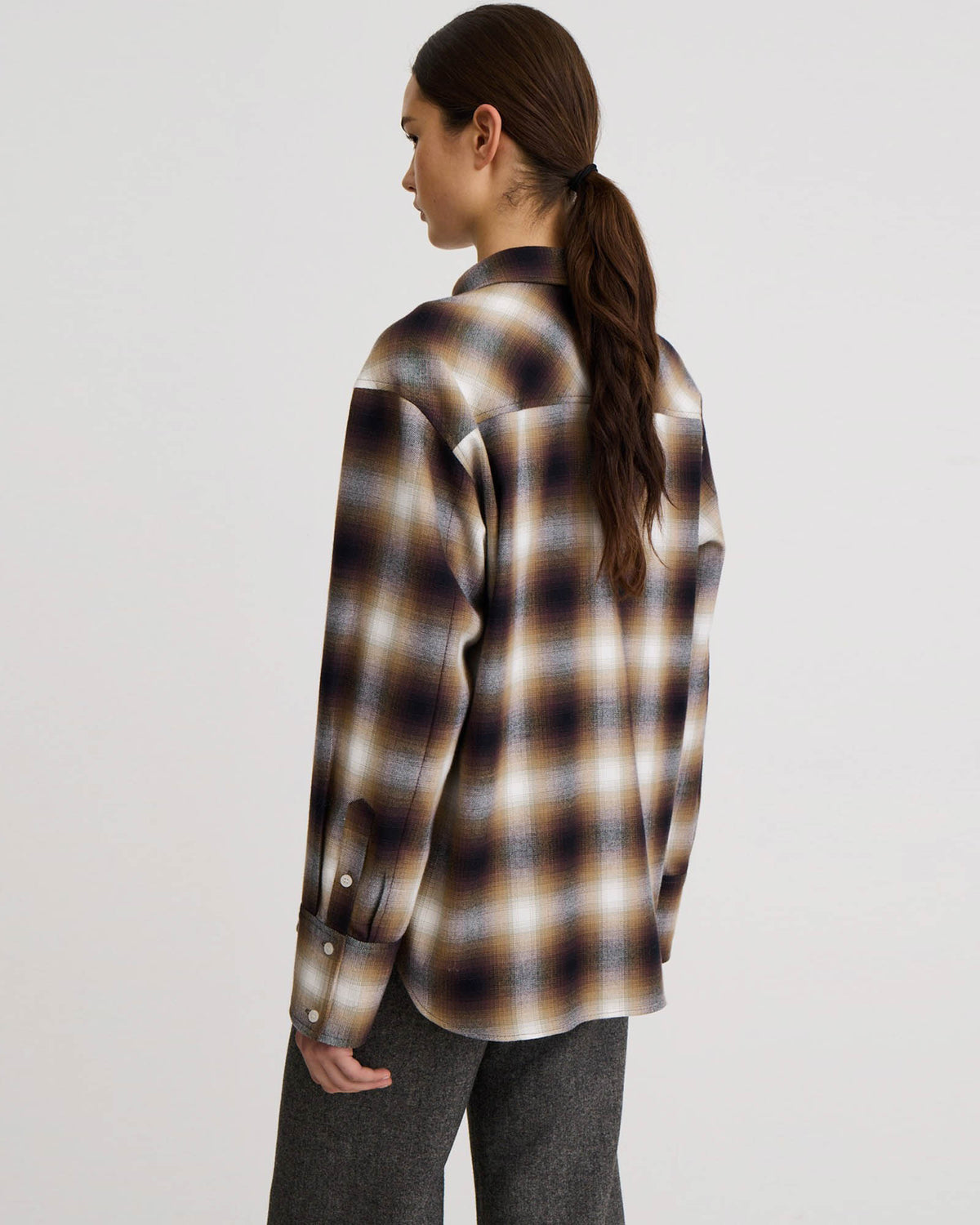 Detachable Scarf Shirt