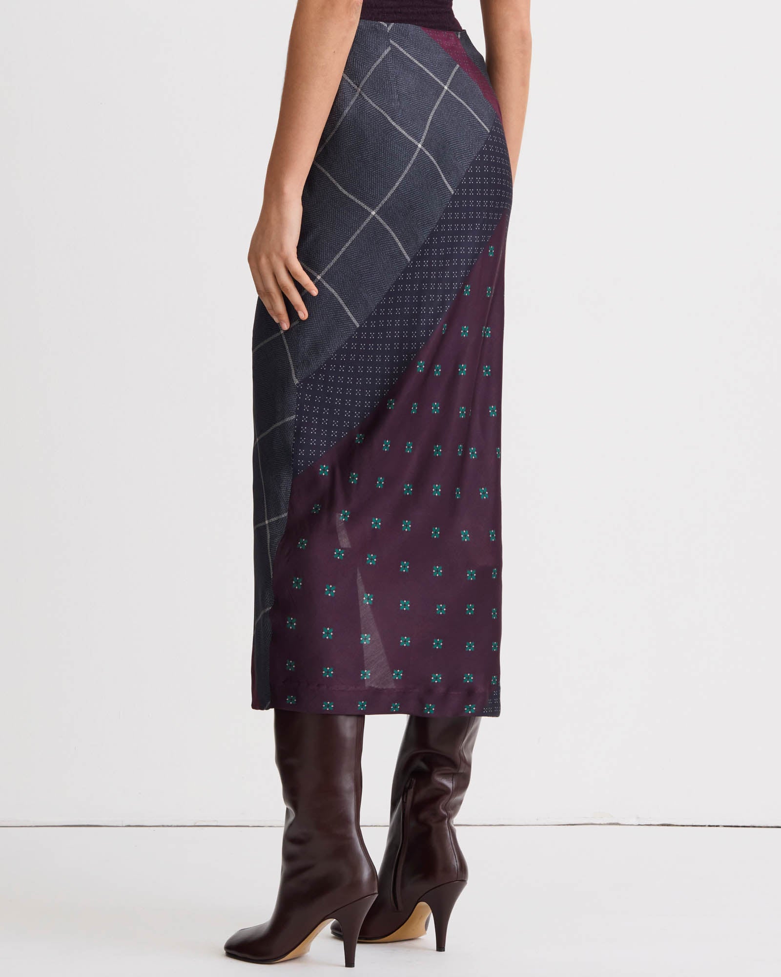 Front Ruffle Skirt