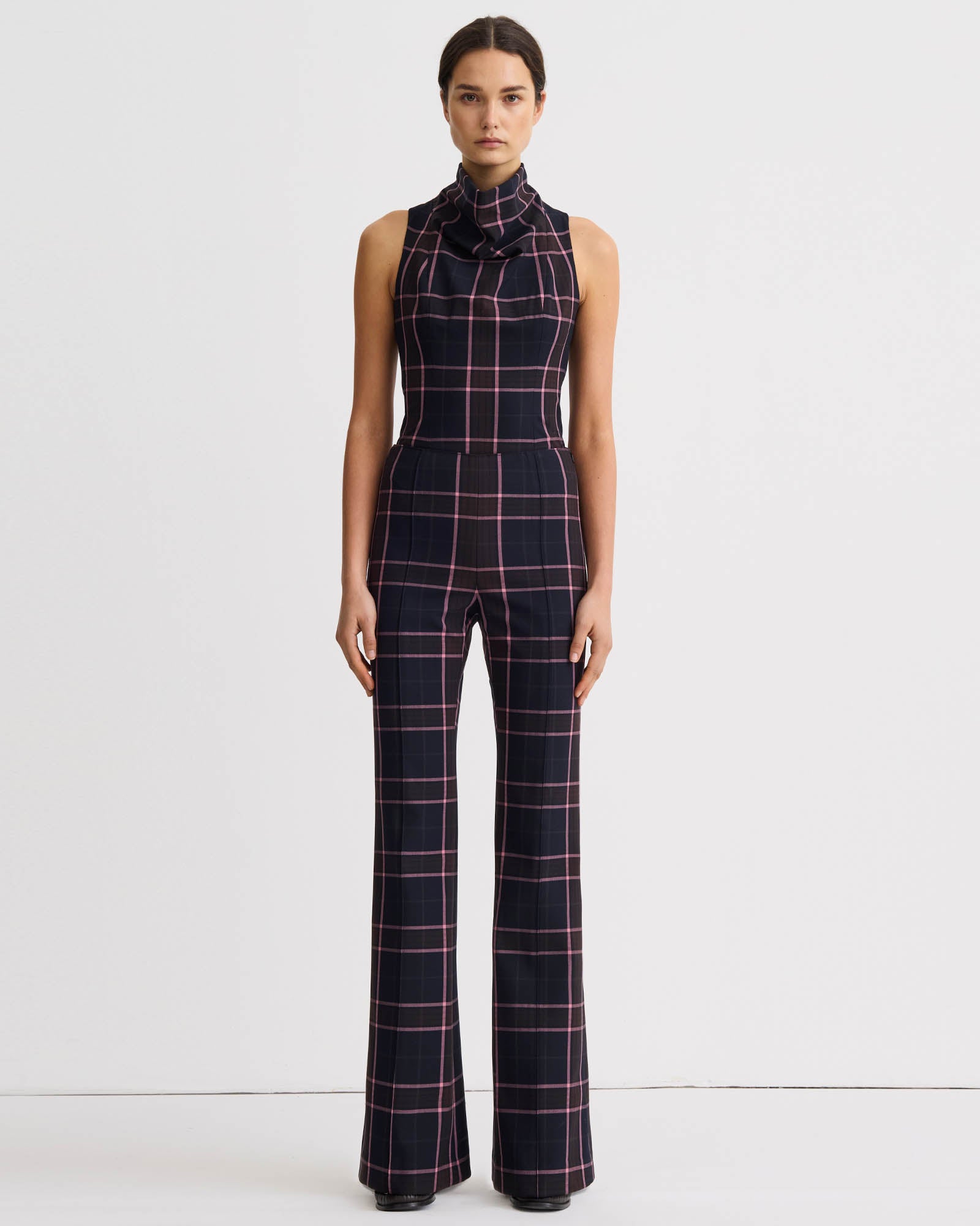 Pintuck Flare Pant