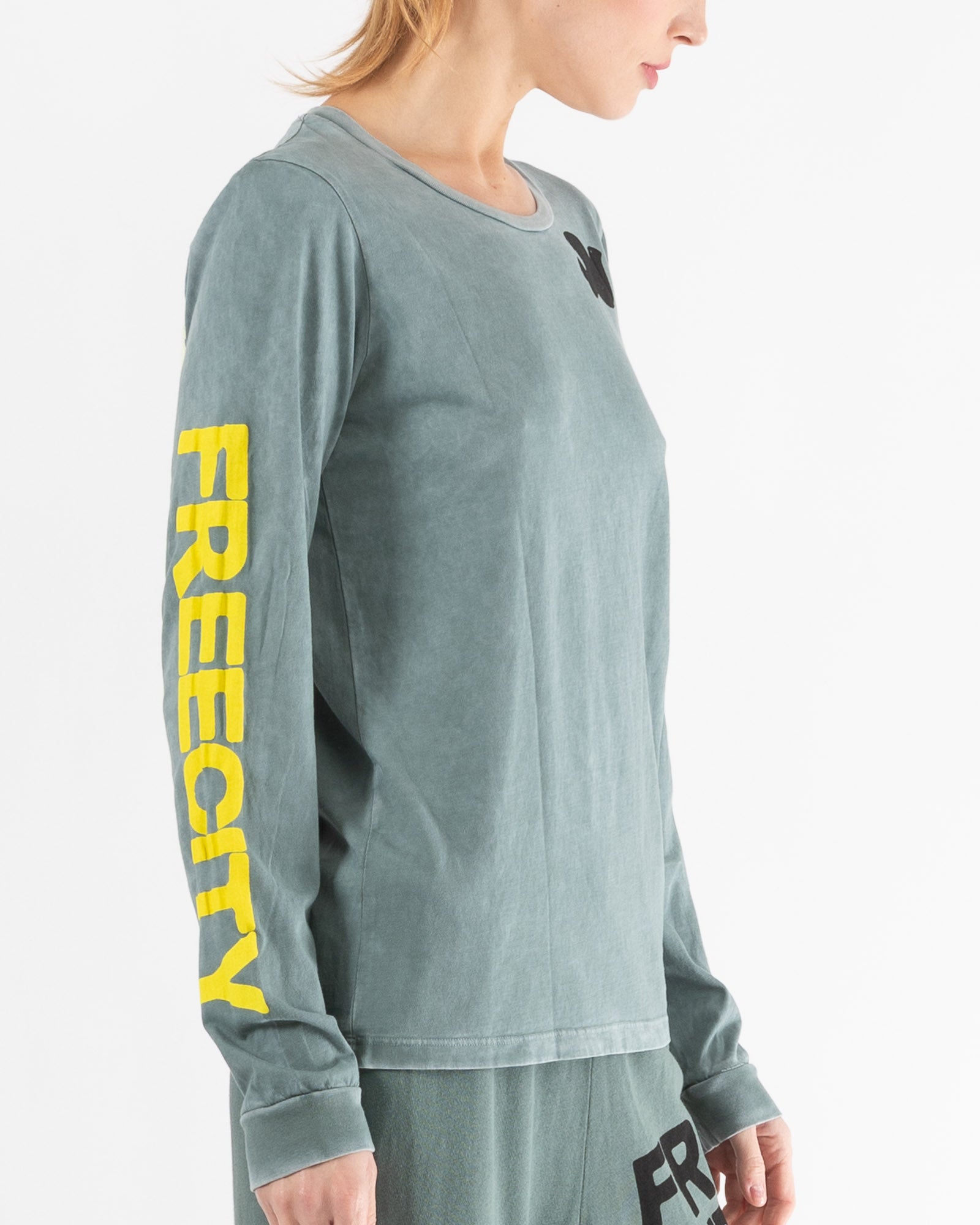 T-shirt à manches longues vintage printanier 