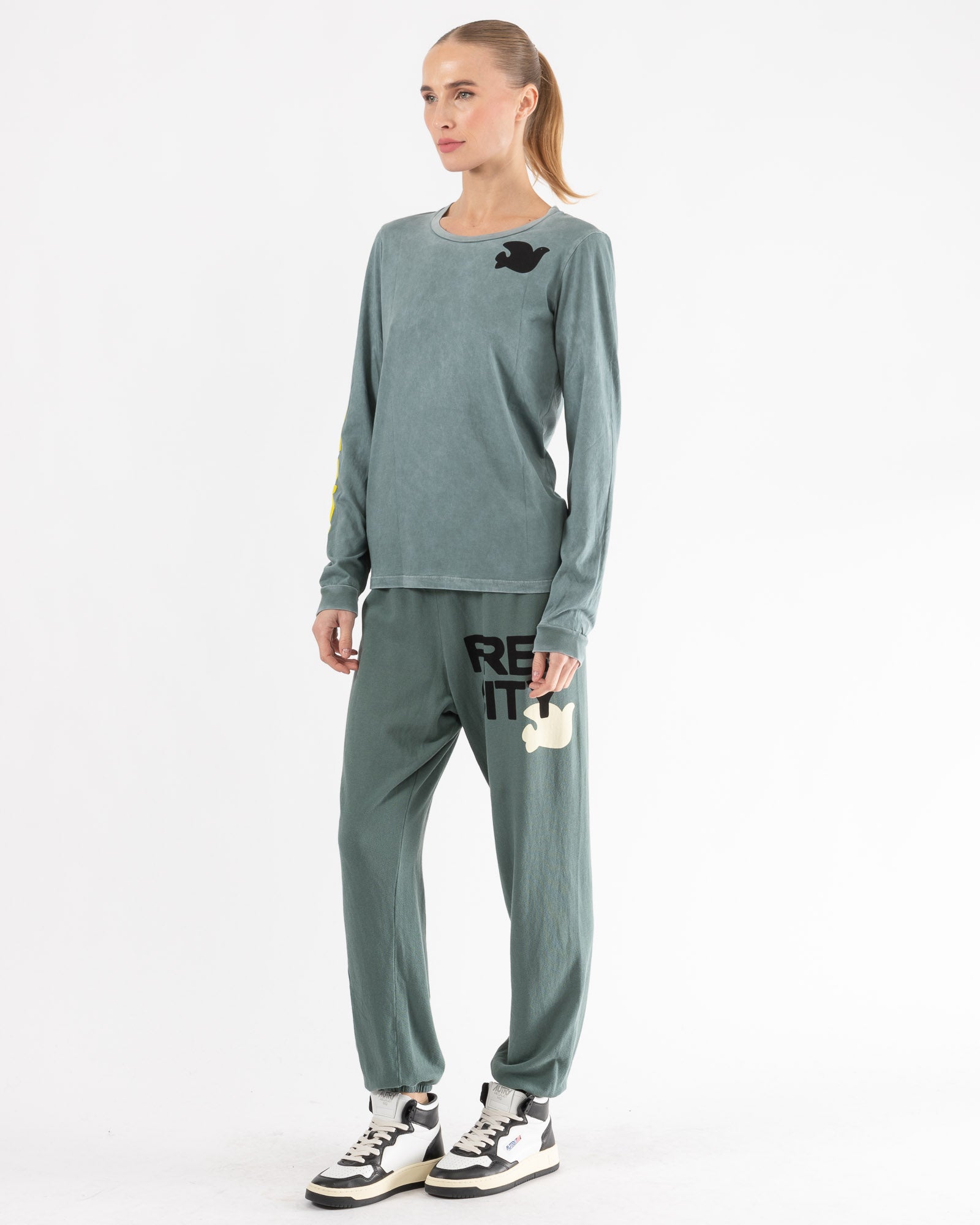 T-shirt à manches longues vintage printanier 