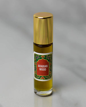Parfum à bille en bois d'Arabie
