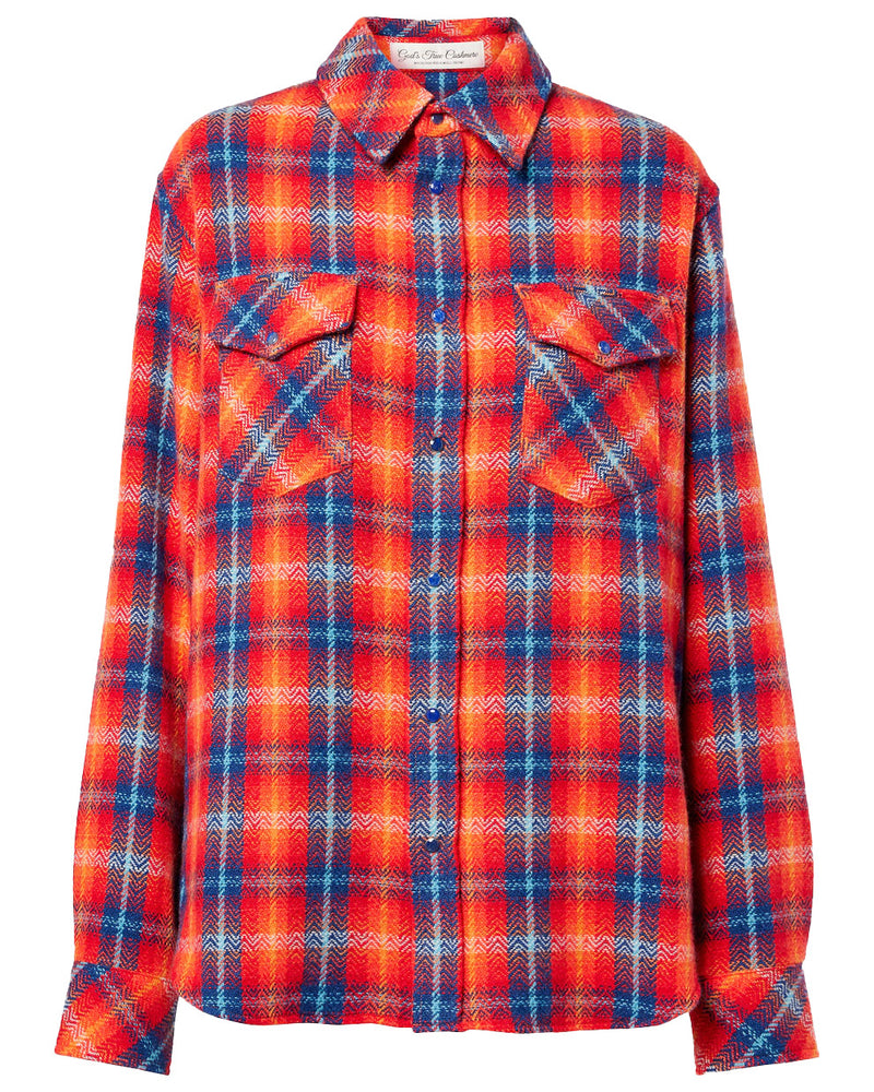 Tartan Cashmere Shirt