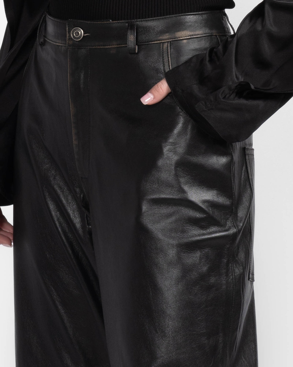Jade Leather Pant