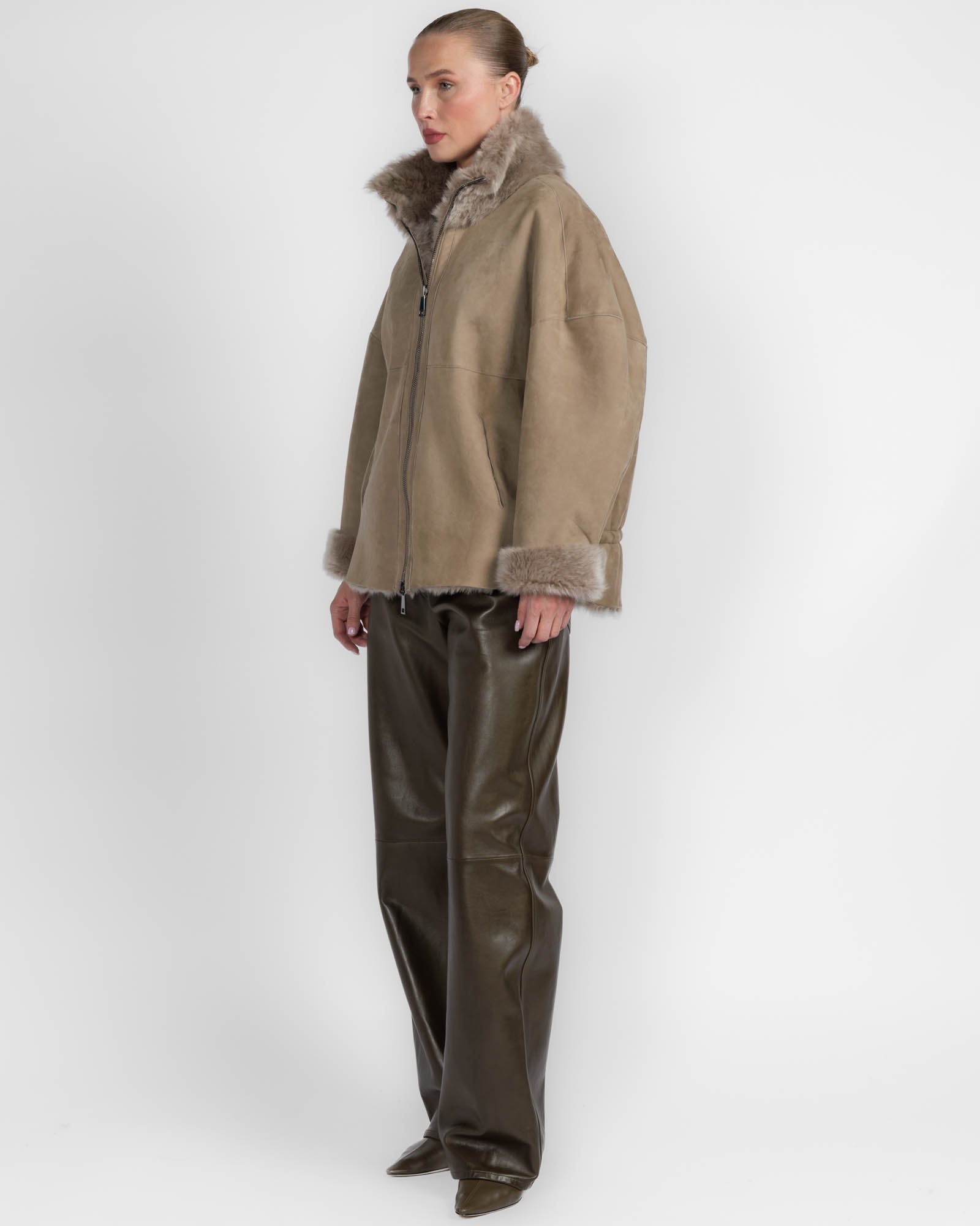 Reversible Shearling Jacket