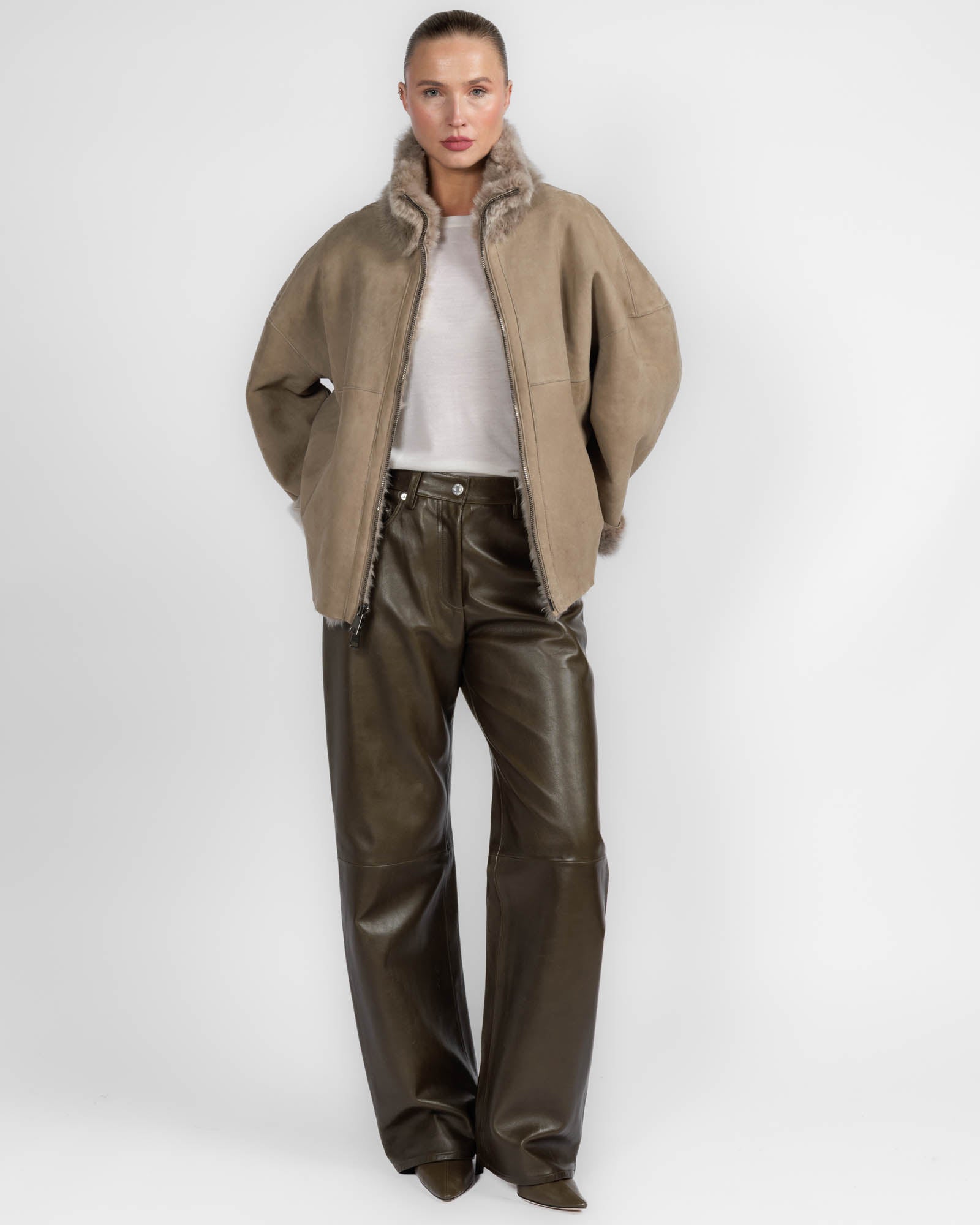 Reversible Shearling Jacket