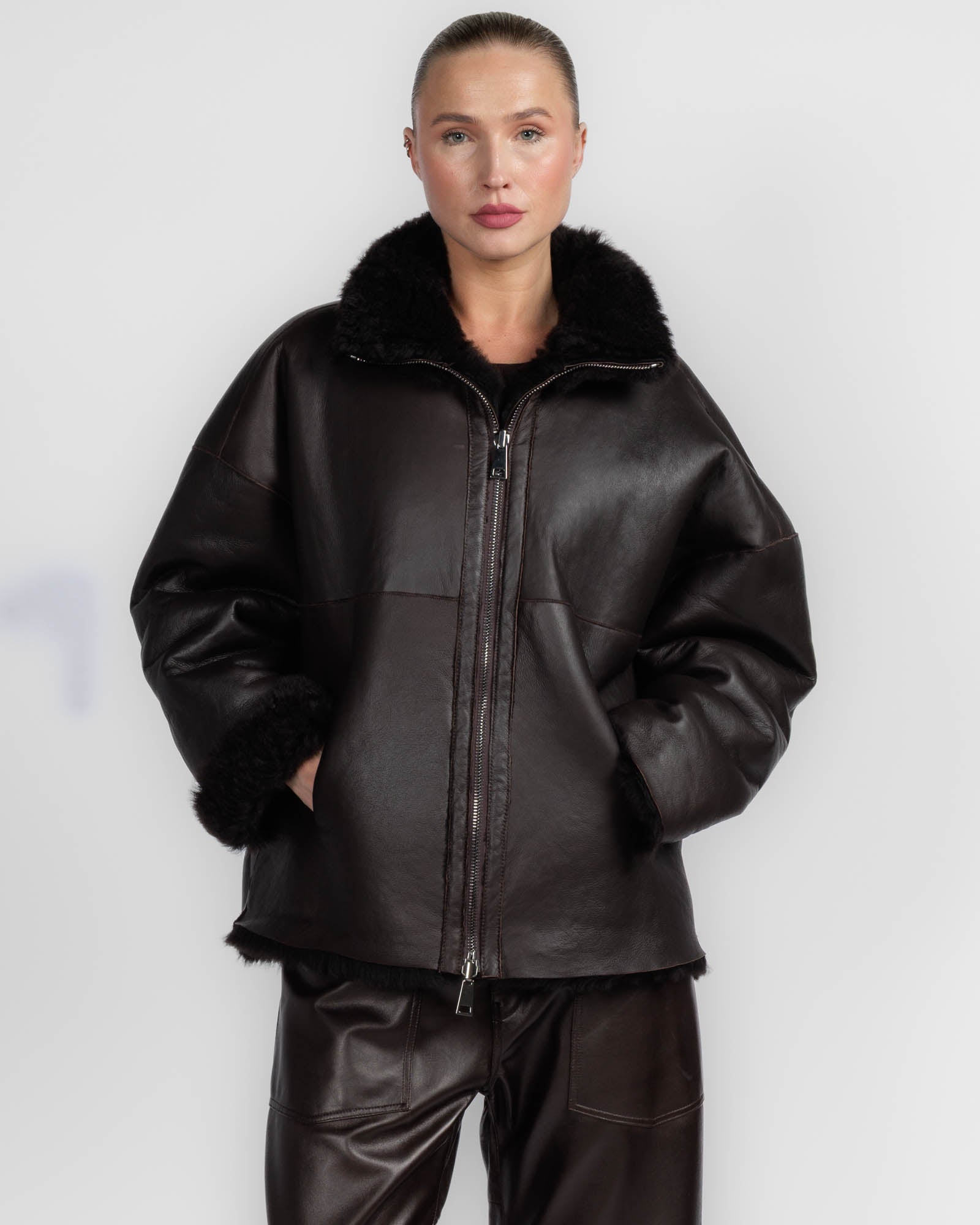 Reversible Shearling Jacket