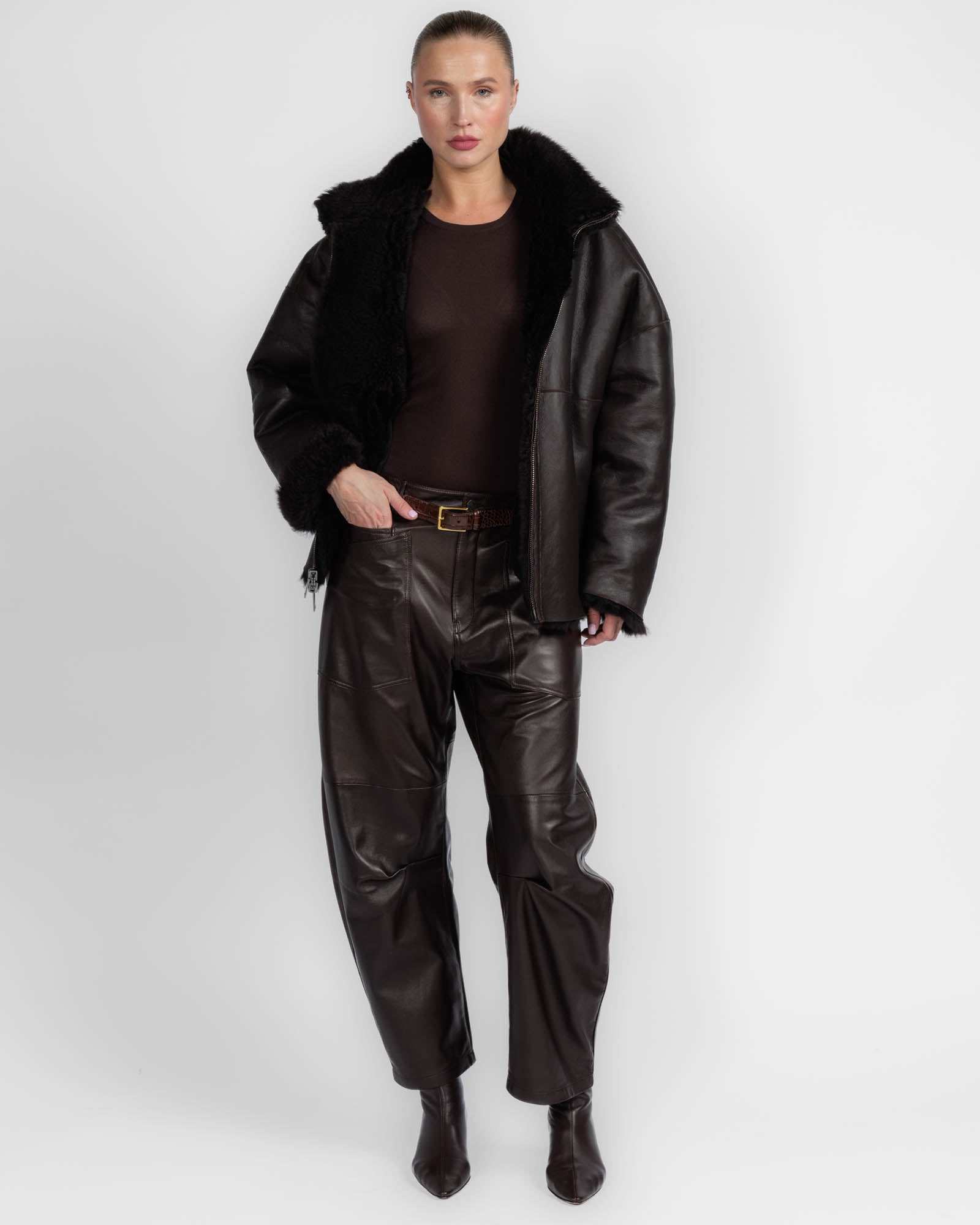 Reversible Shearling Jacket
