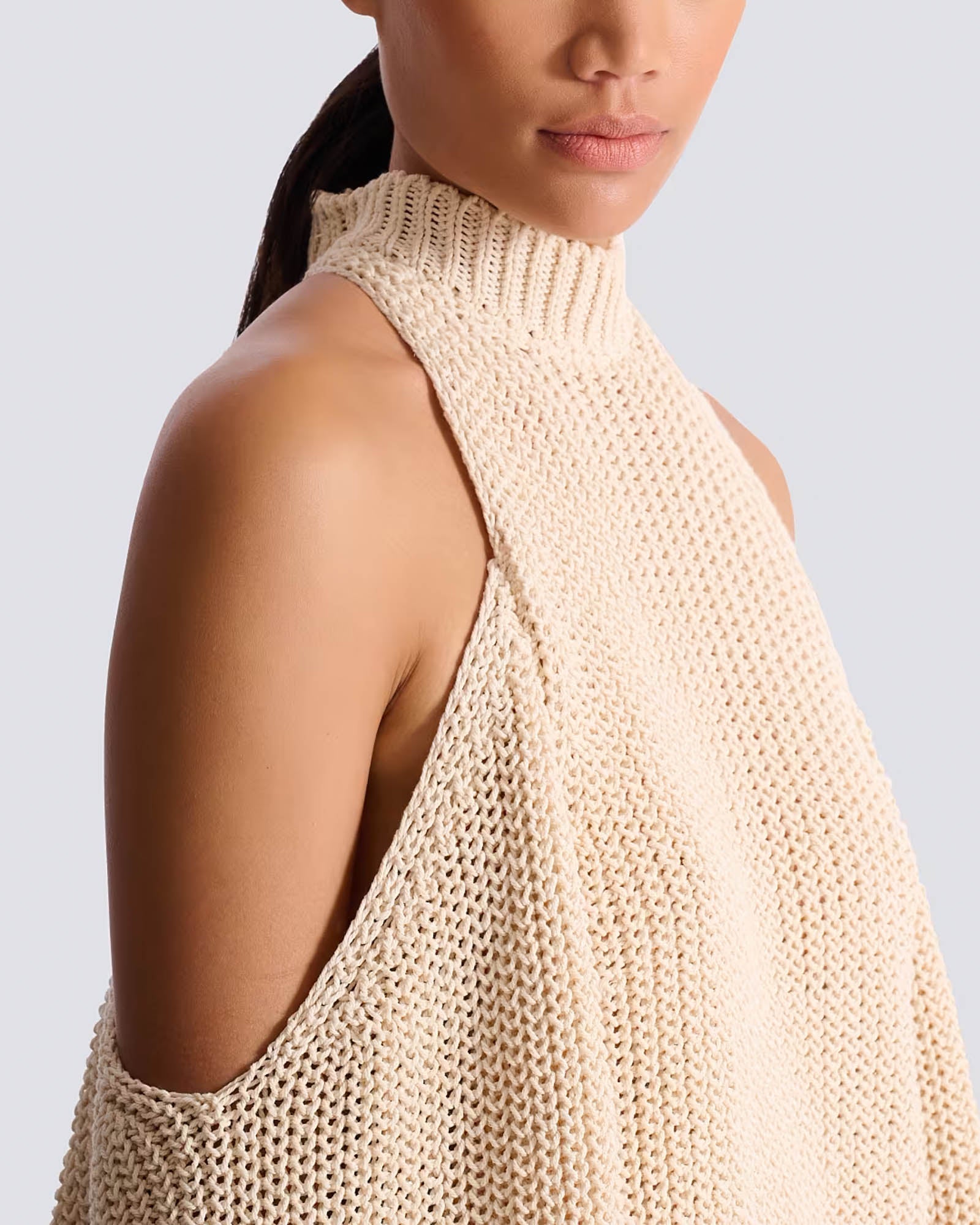 Open Shoulder Sweater