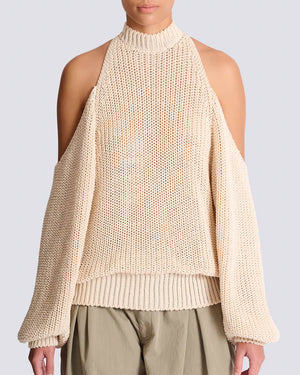 Open Shoulder Sweater