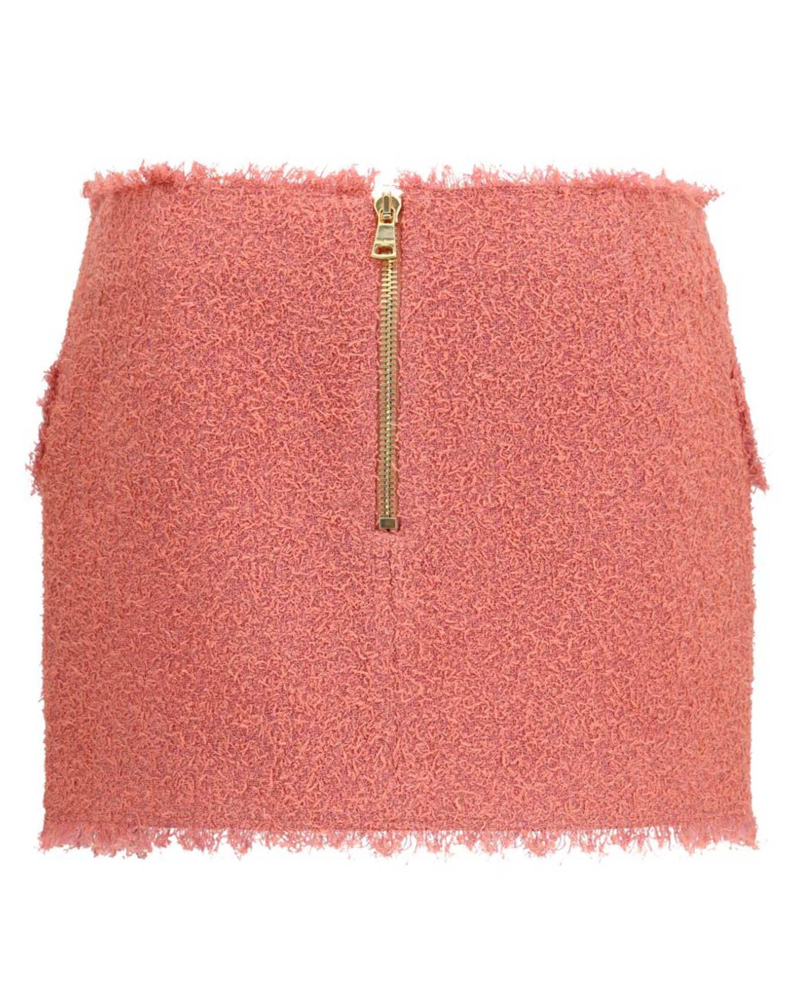 2 Pocket Tweed Short Skirt