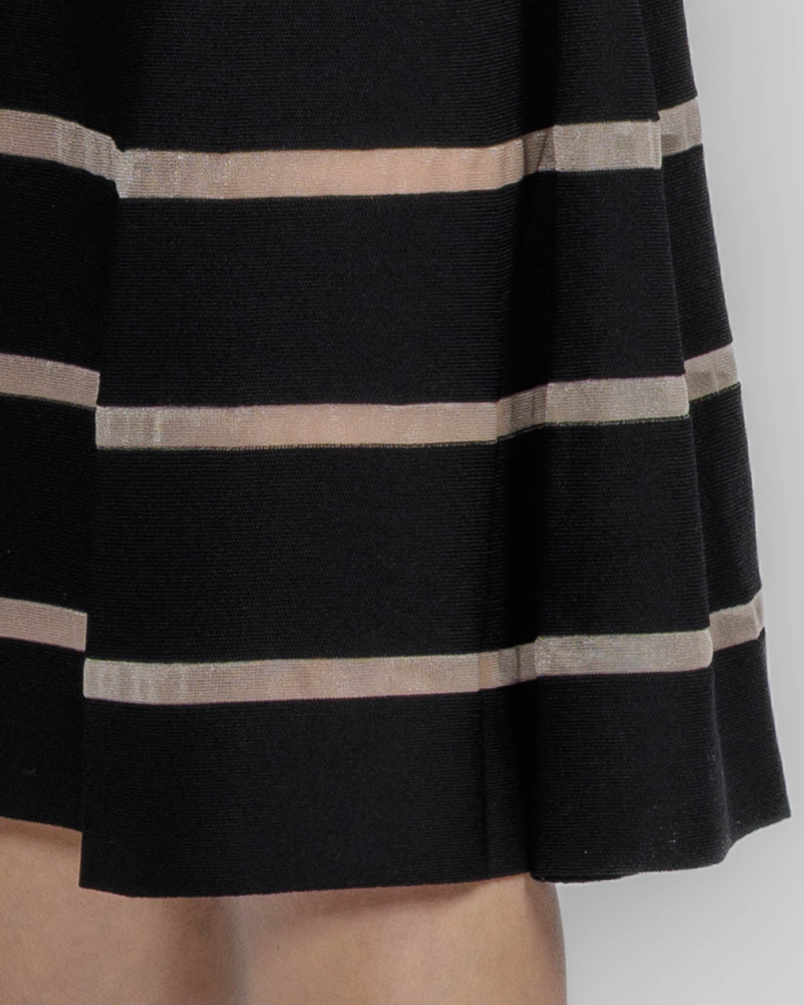 Stripe Flare Skirt