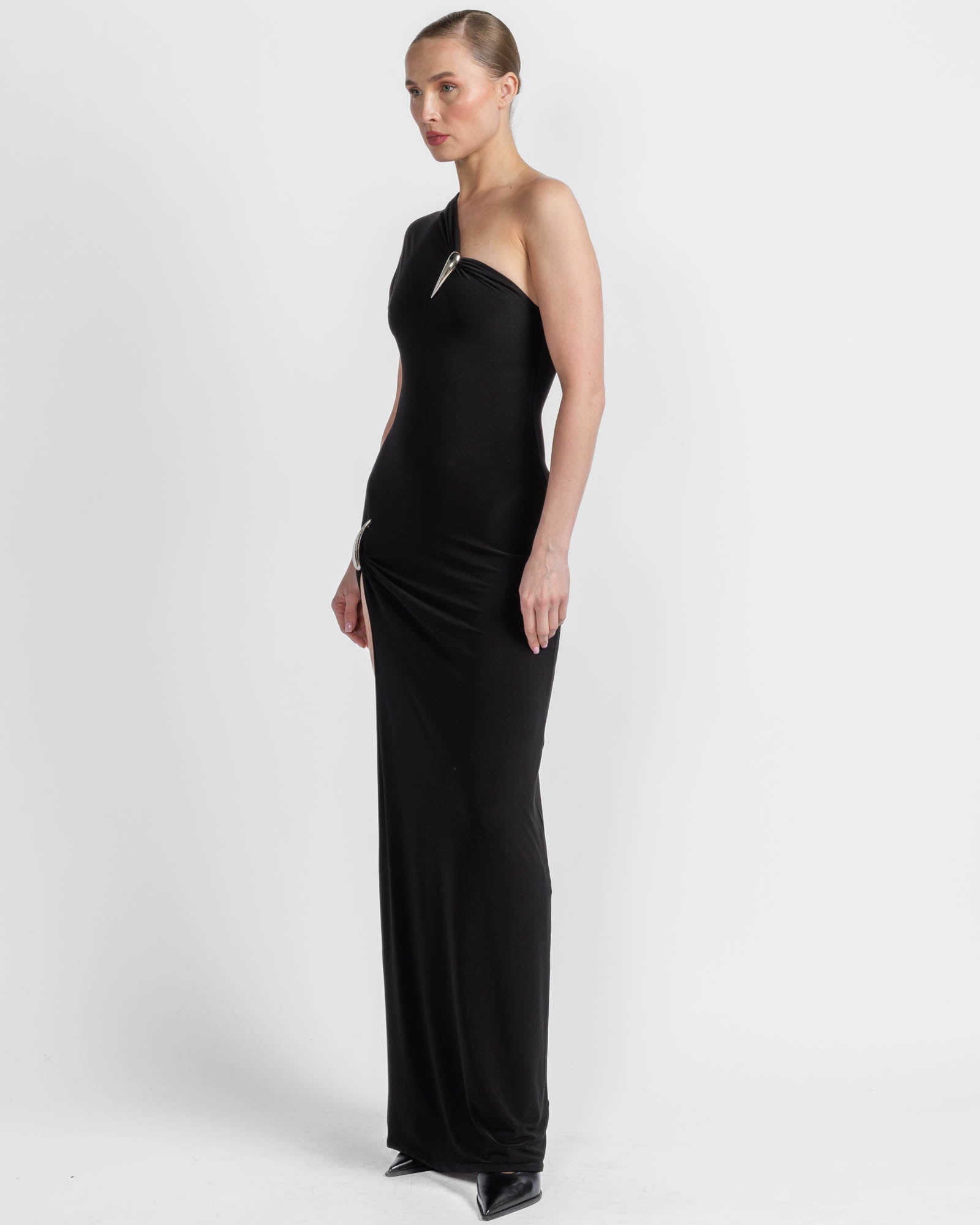 Claw One Shoulder Dress