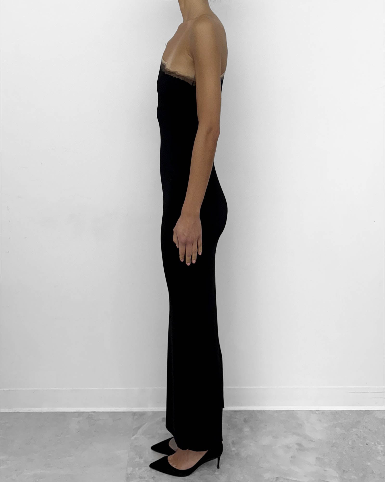 Flame One Shoulder Maxi Dress