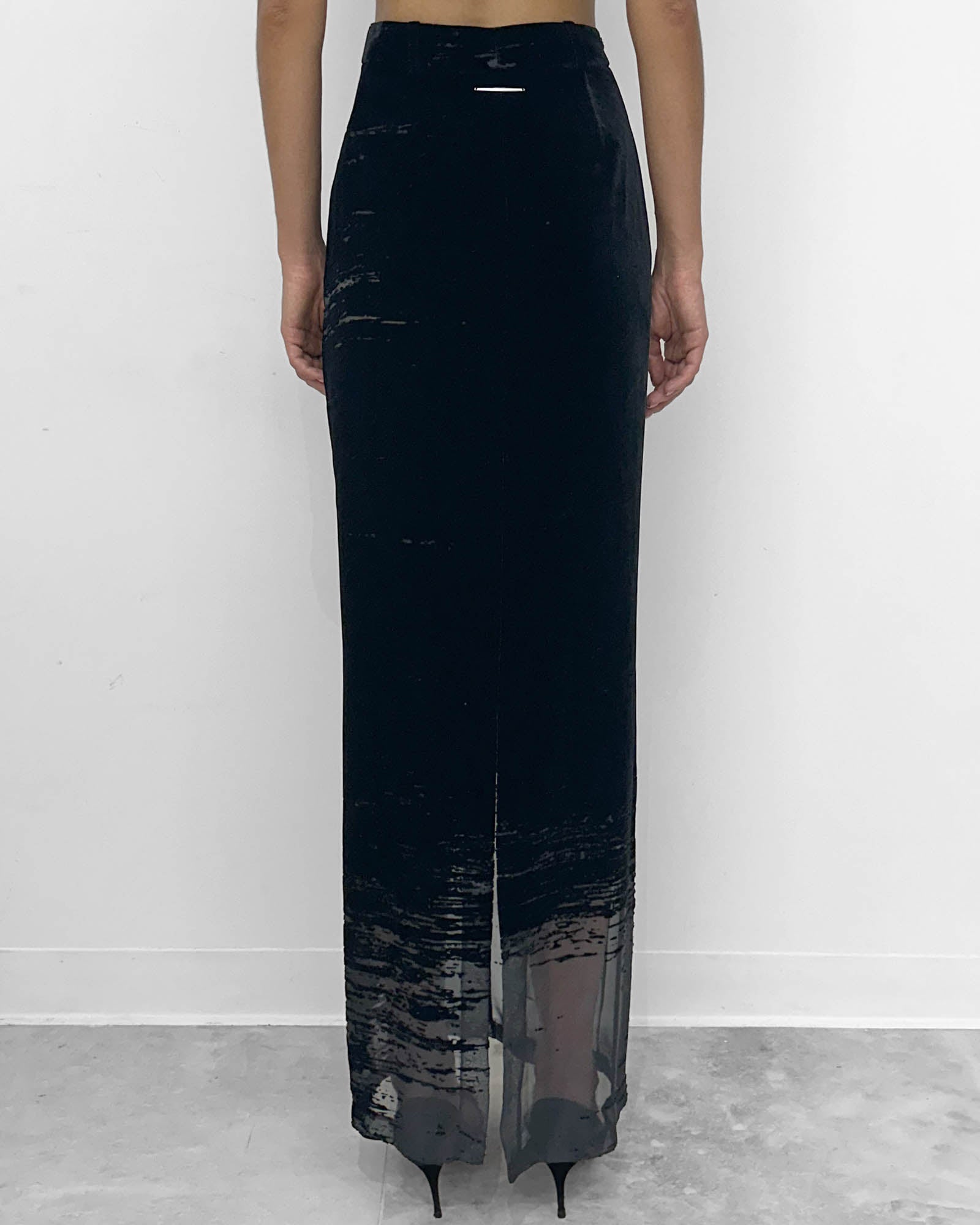 Glitch Maxi Skirt