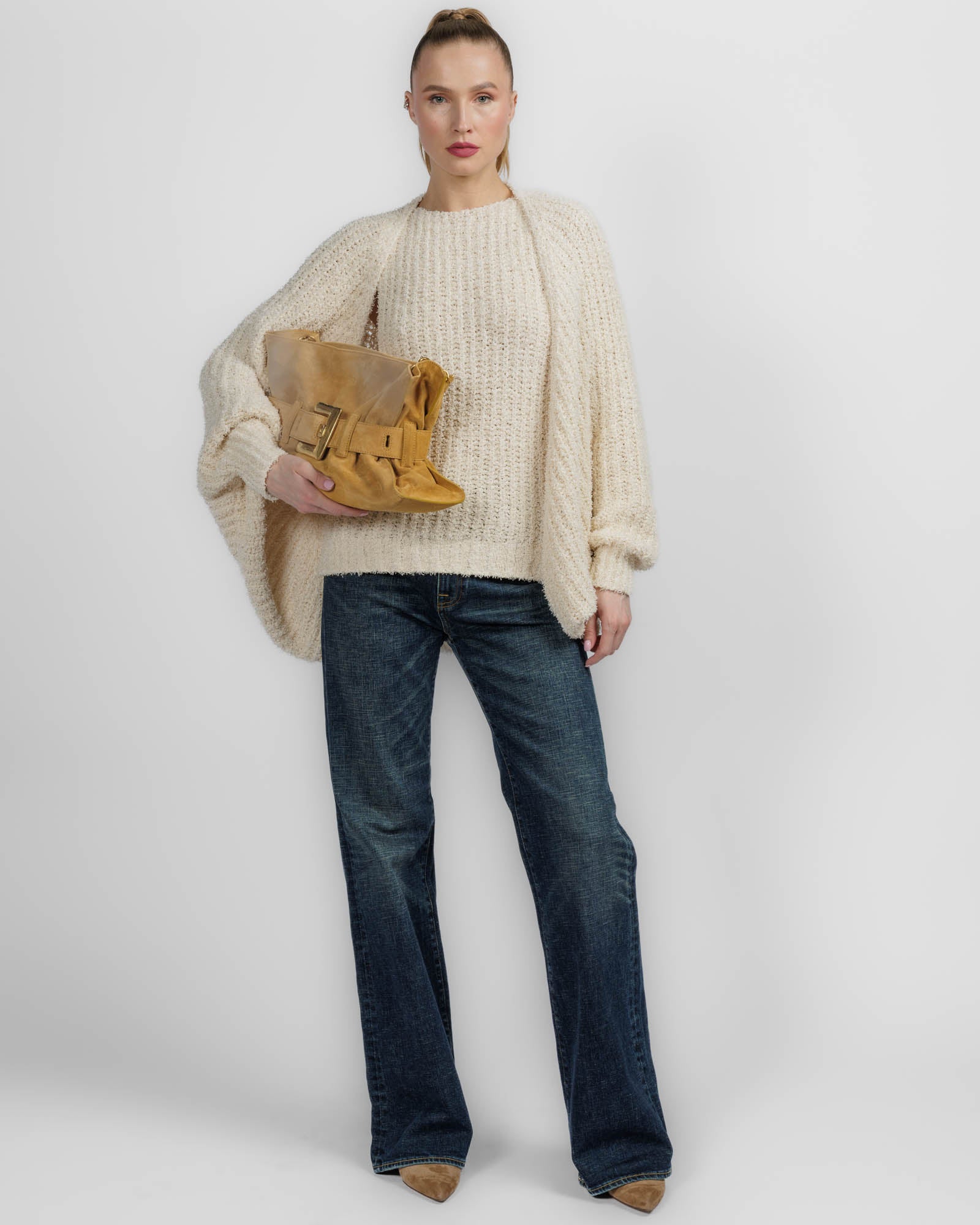 Anthem Medium Suede Bag