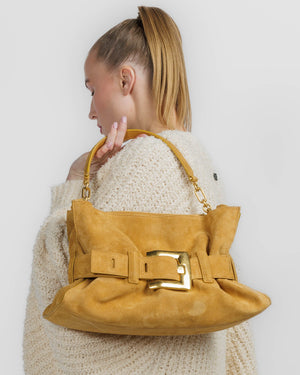 Anthem Medium Suede Bag