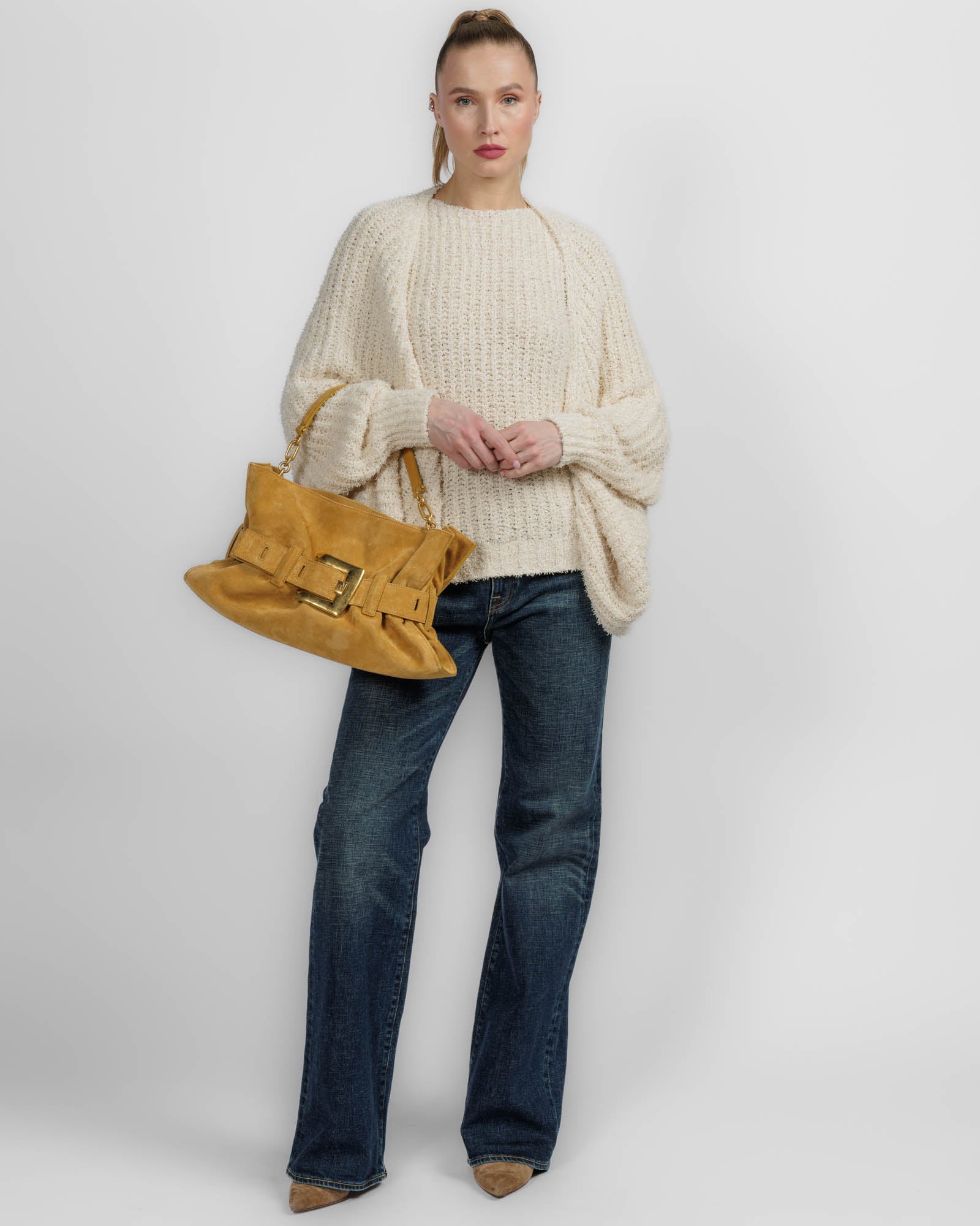 Anthem Medium Suede Bag