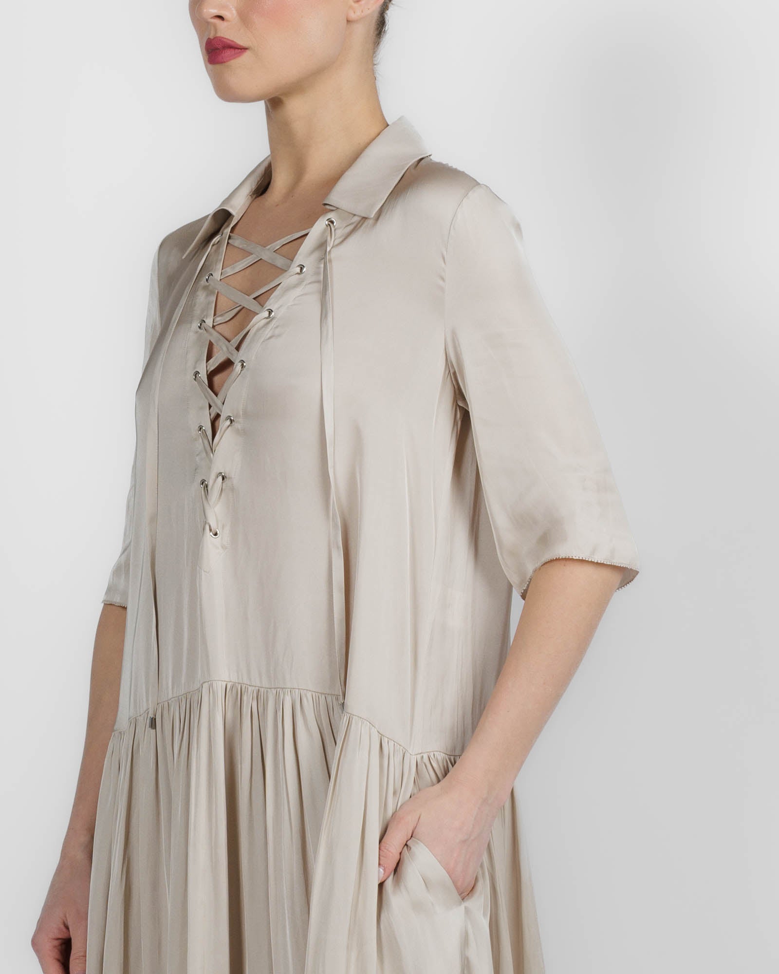 Laced Tier Dress